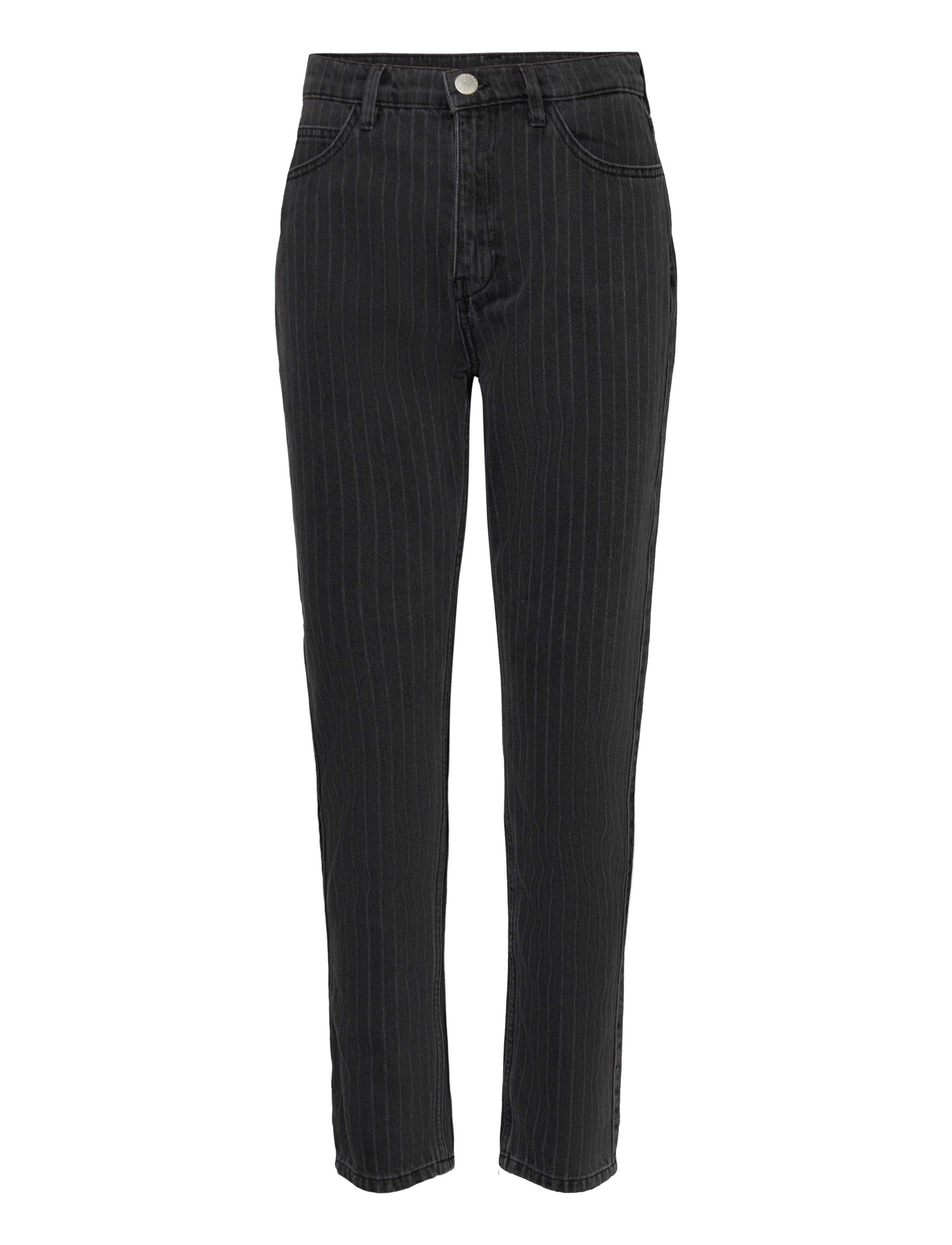 2NDDAY 2ND Raylee TT - Pinstripe Denim - Tøj - PINSTRIPE DENIM / black