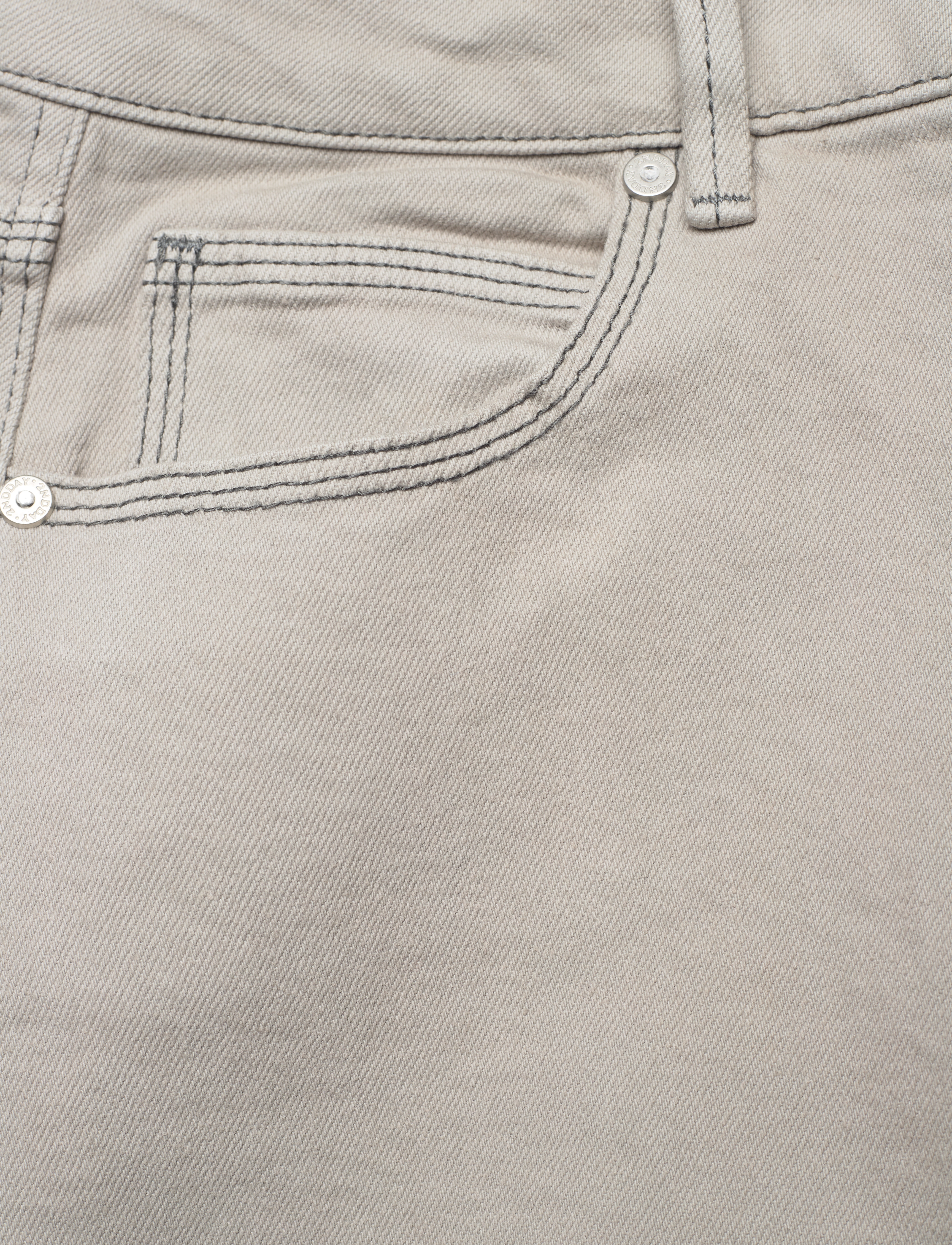 2NDDAY - 2ND Frecla TT - Denim Touch - limestone - 2