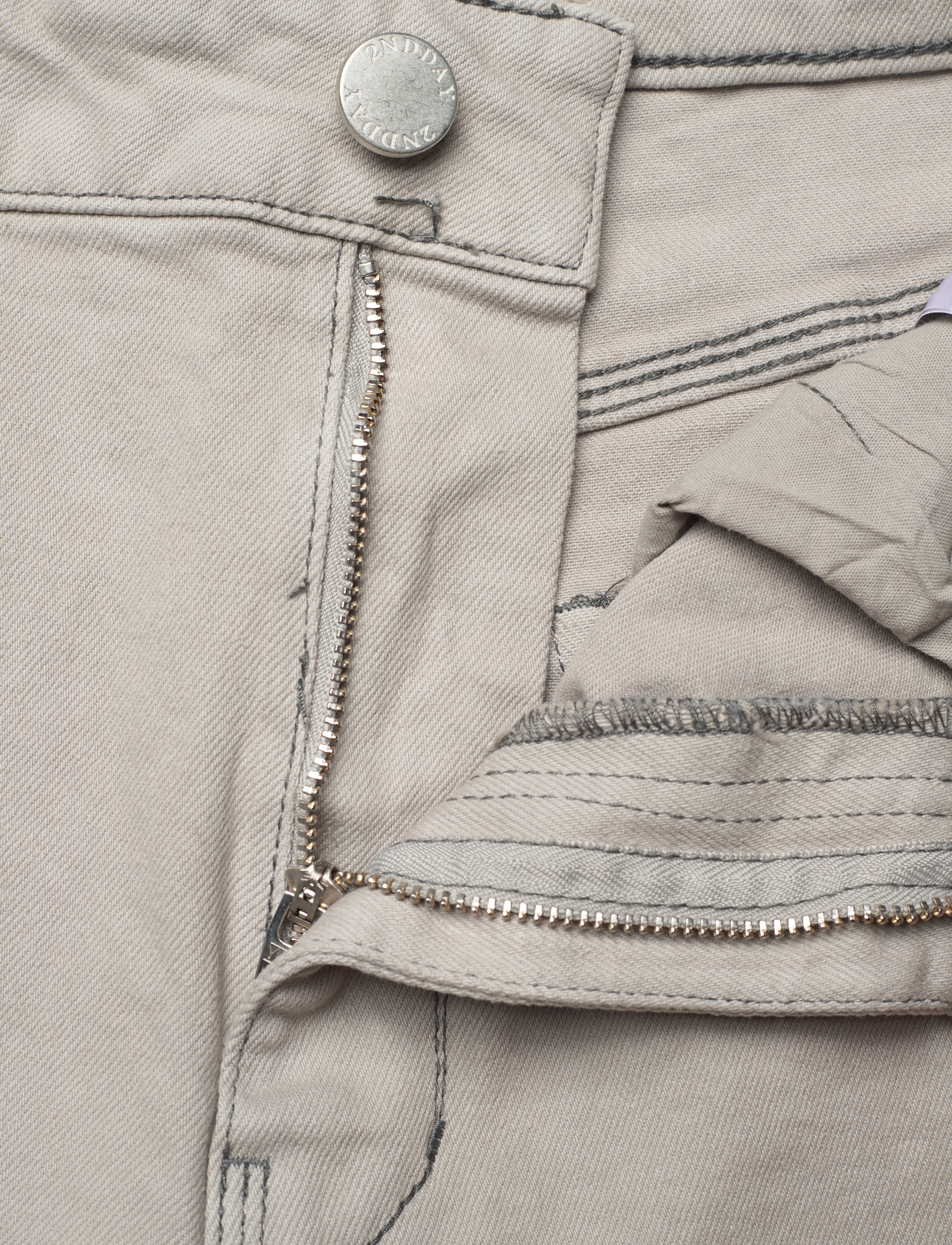 2NDDAY - 2ND Frecla TT - Denim Touch - limestone - 3