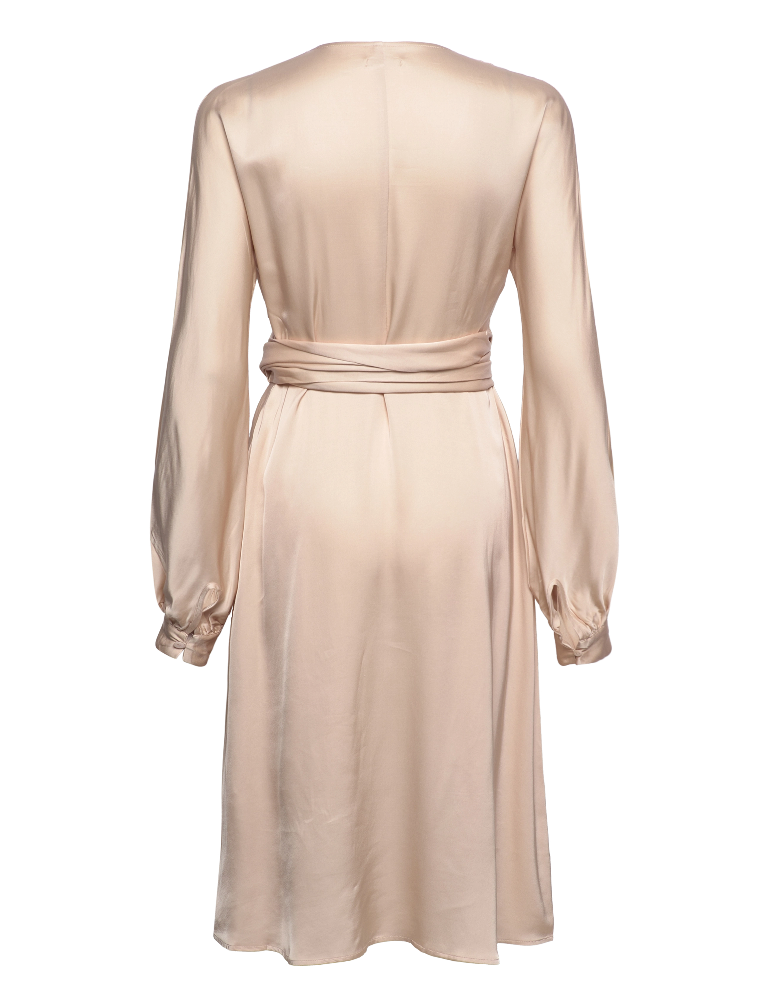 2NDDAY - 2ND Serene - Fluid Satin - slå-om-kjoler - ivory - 1