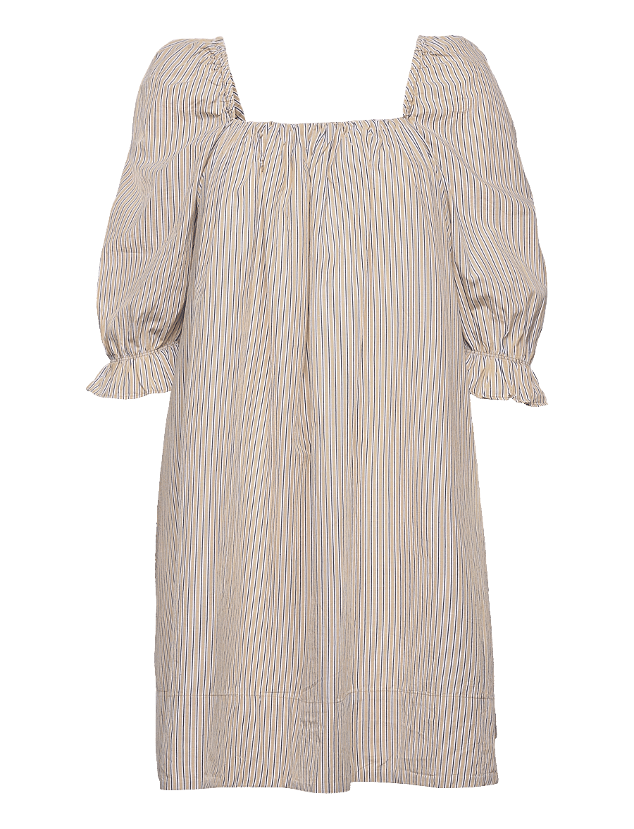 2NDDAY - 2ND Tiana Stripe - korte jurken - taos taupe - 0