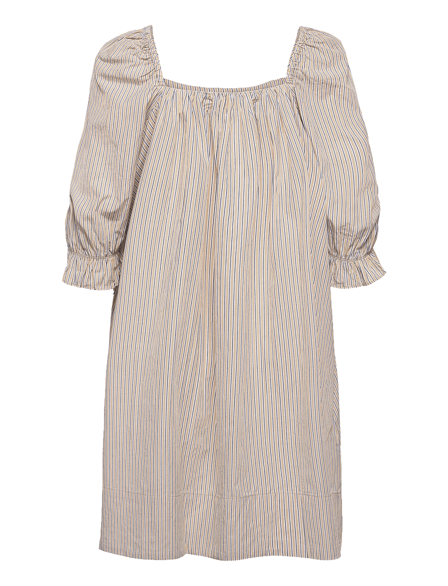 2NDDAY - 2ND Tiana Stripe - korte jurken - taos taupe - 1