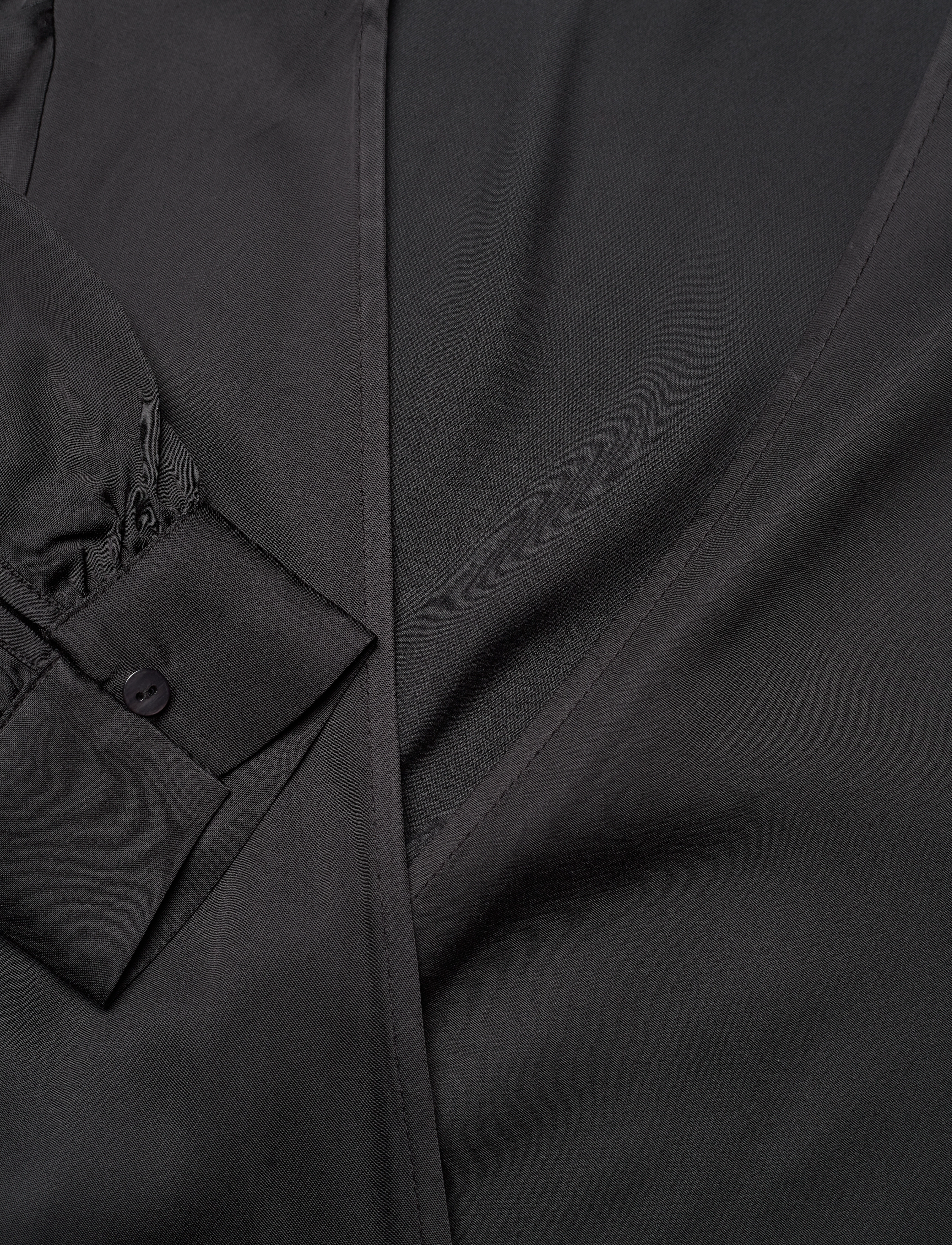 2NDDAY - 2ND Harlow - Fluid Satin - langærmede bluser - jet black - 2