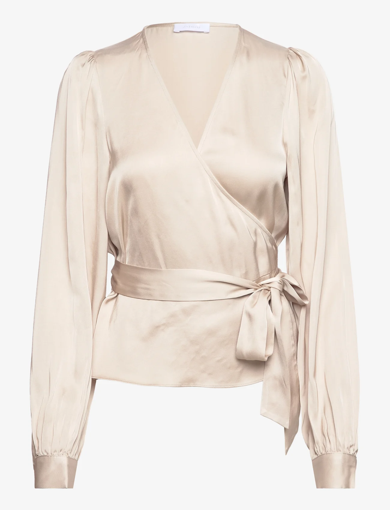 2NDDAY - 2ND Harlow - Fluid Satin - blouses met lange mouwen - silver lining - 0