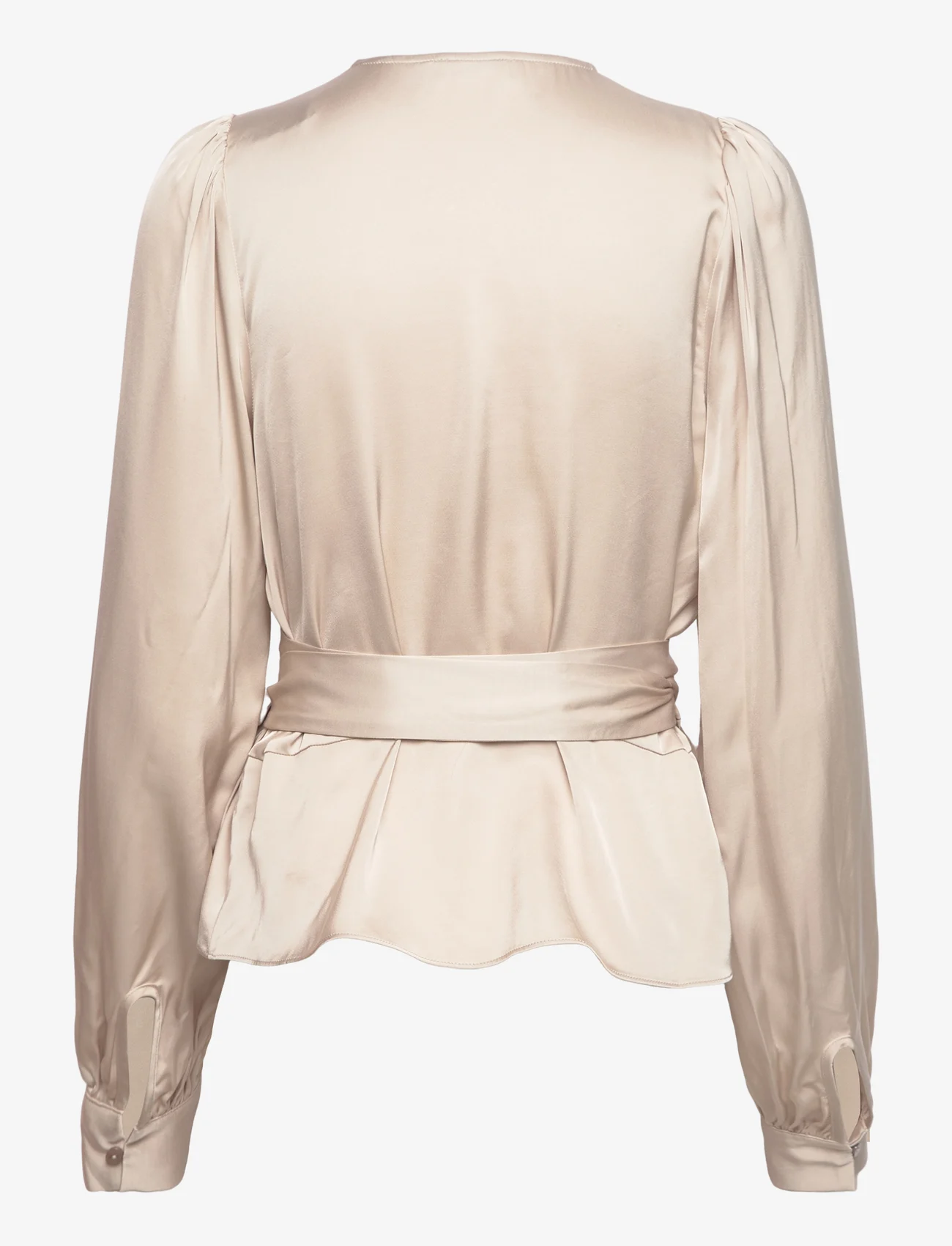 2NDDAY - 2ND Harlow - Fluid Satin - long-sleeved blouses - silver lining - 1