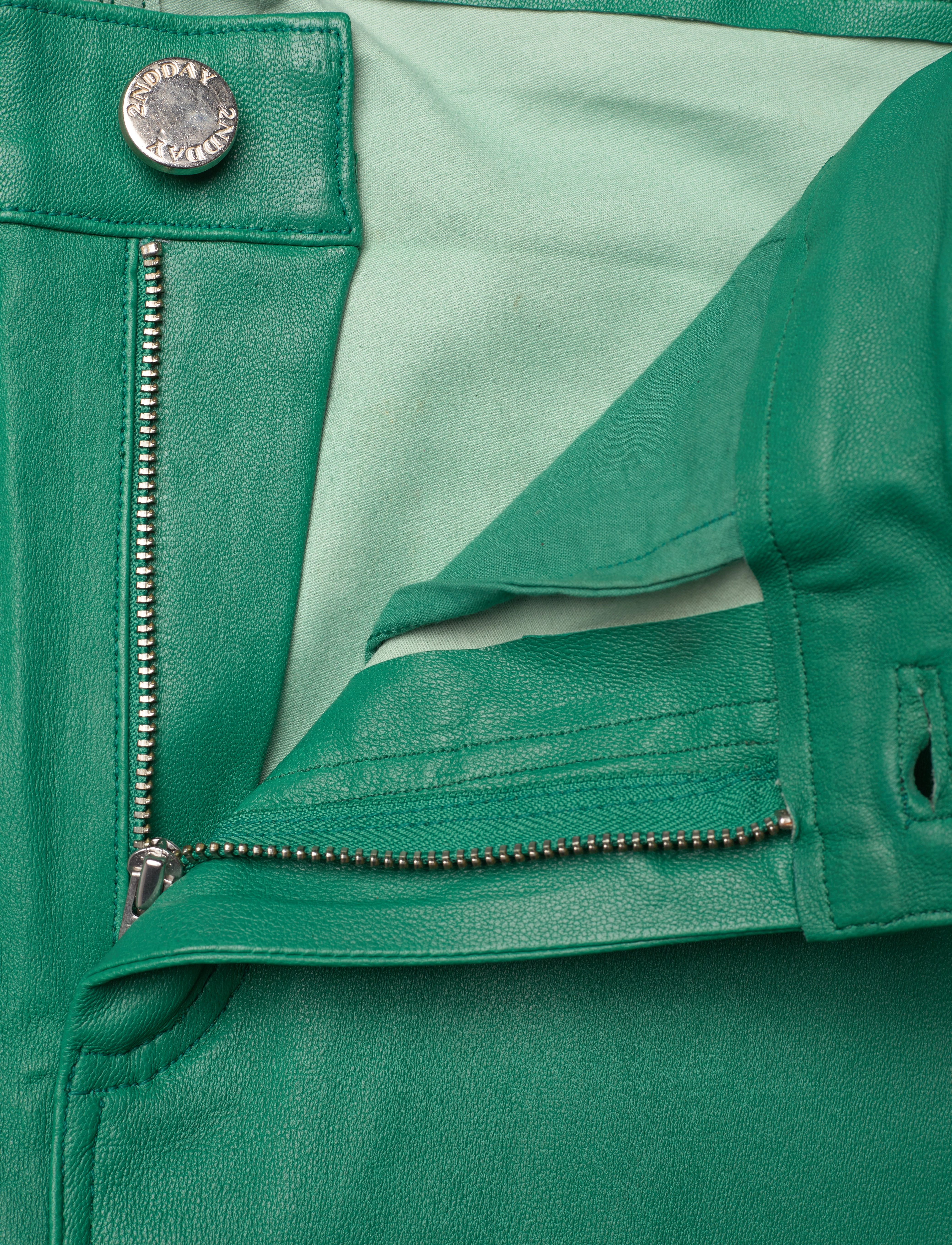 2NDDAY - 2ND Leya - Stretch Leather - ultramarine green - 3