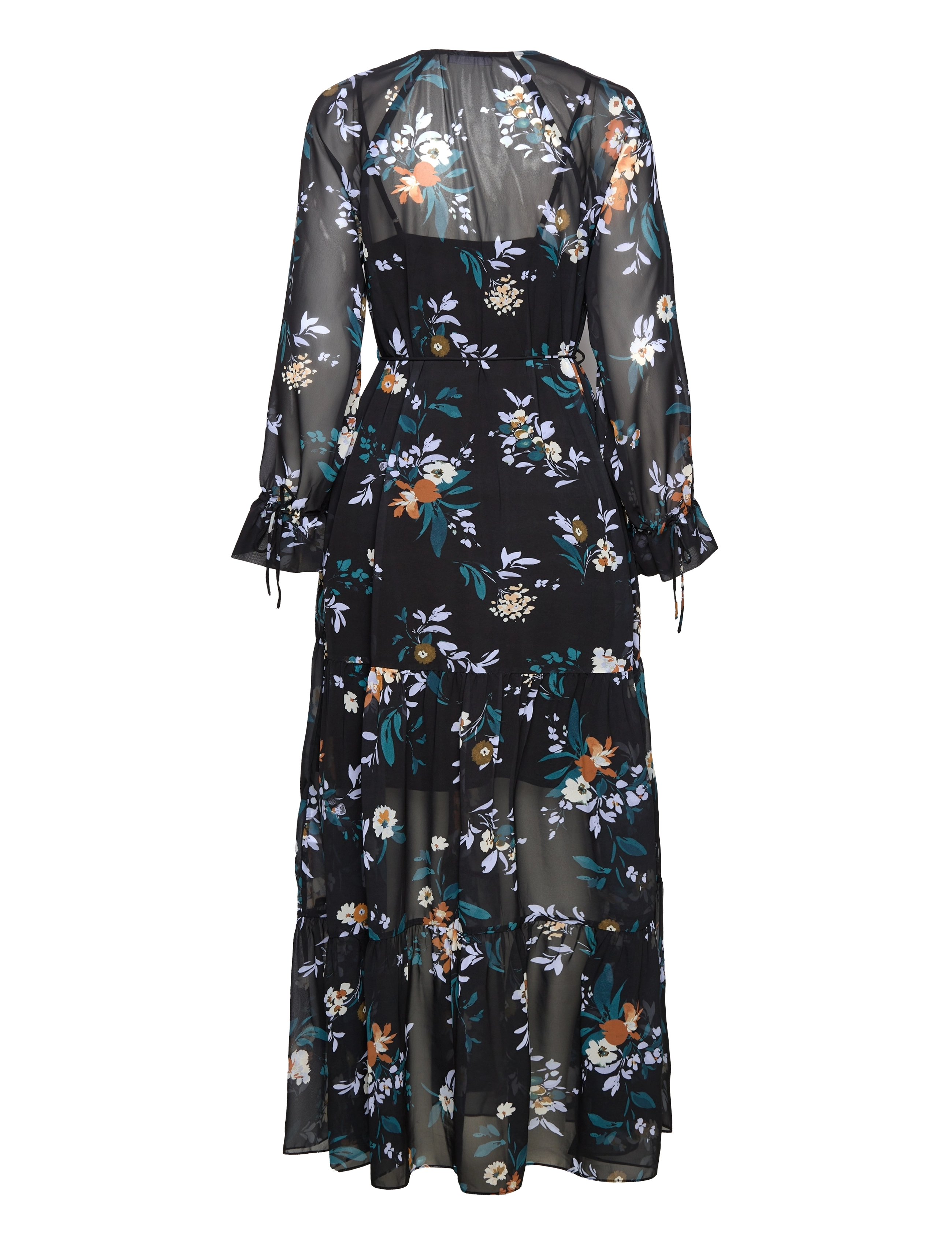 2NDDAY - 2ND Drisana TT - Sheer Sensation - maxikjoler - floral composition black - 2