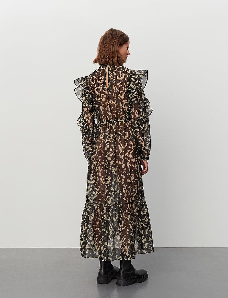 2NDDAY - 2ND Finnick - Structural Opacity - robes midi - visual void green - 3