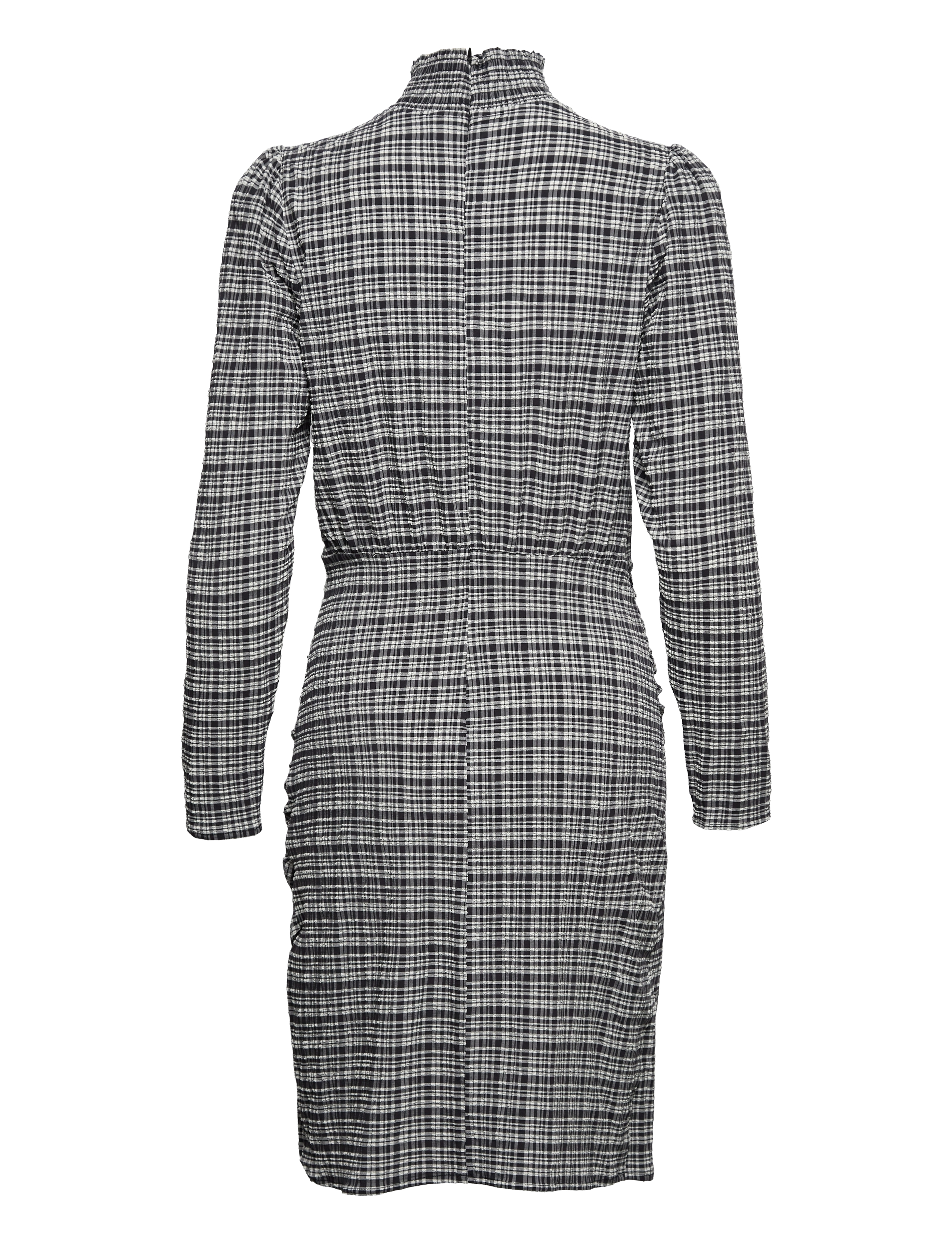 2NDDAY - 2ND Louanna - Structural Check - short dresses - meteorite (black) - 2