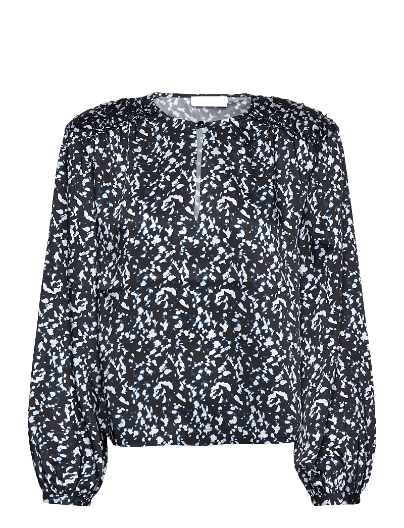 2NDDAY - 2ND Chaya - Drapy Twill Print - langærmede bluser - petit void blue - 1