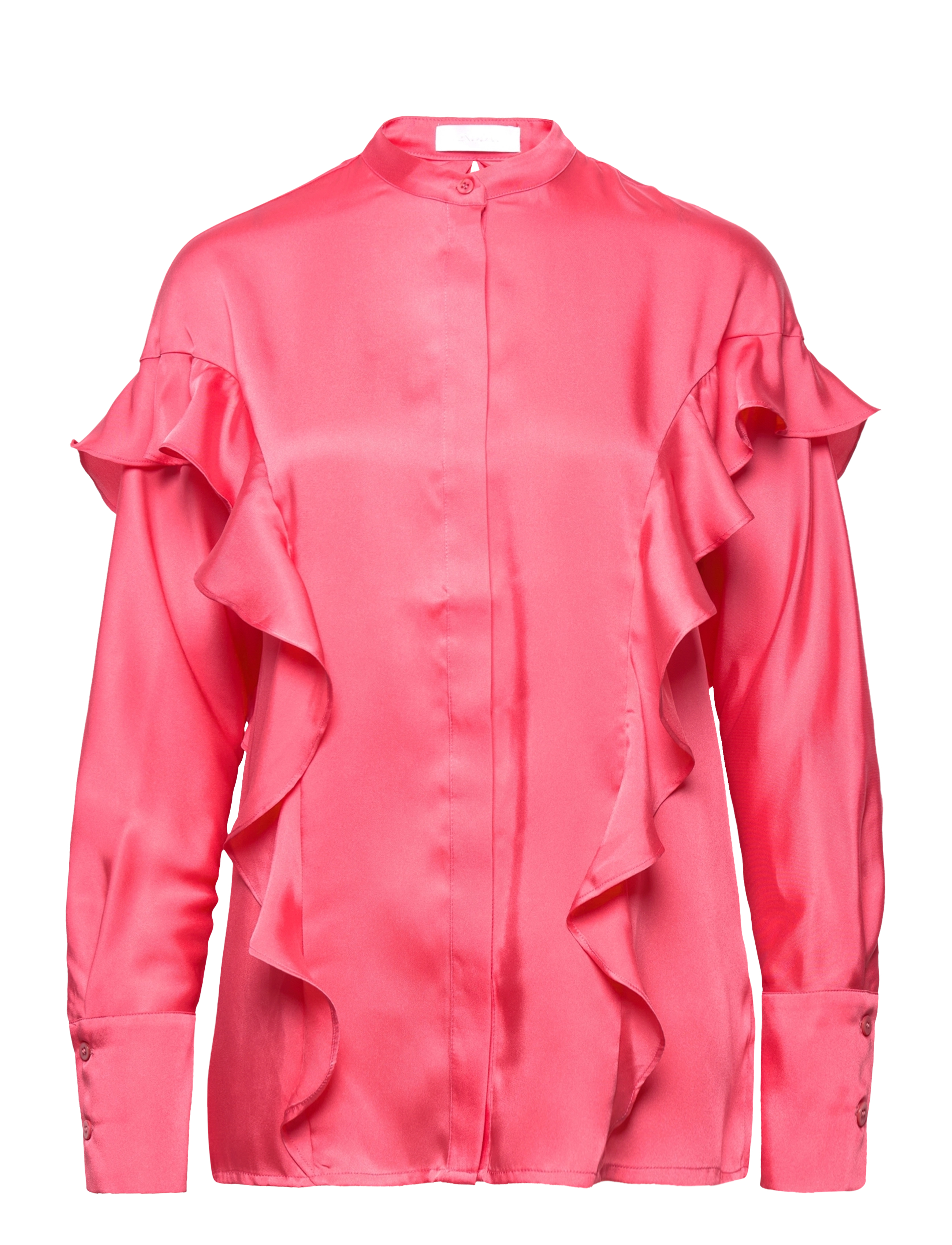 2NDDAY 2ND Edition Geranimo - Drapy Twill Solid - Bluser - SUNKIST CORAL / pink/rose