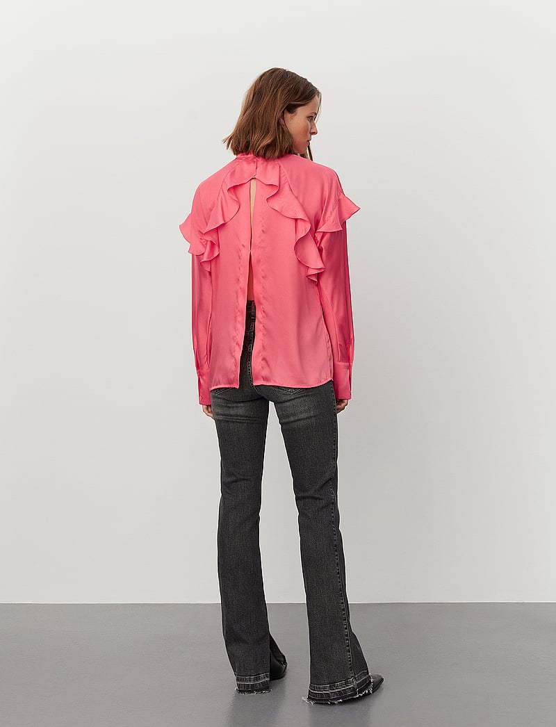 2NDDAY - 2ND Edition Geranimo - Drapy Twill - langærmede bluser - sunkist coral - 4