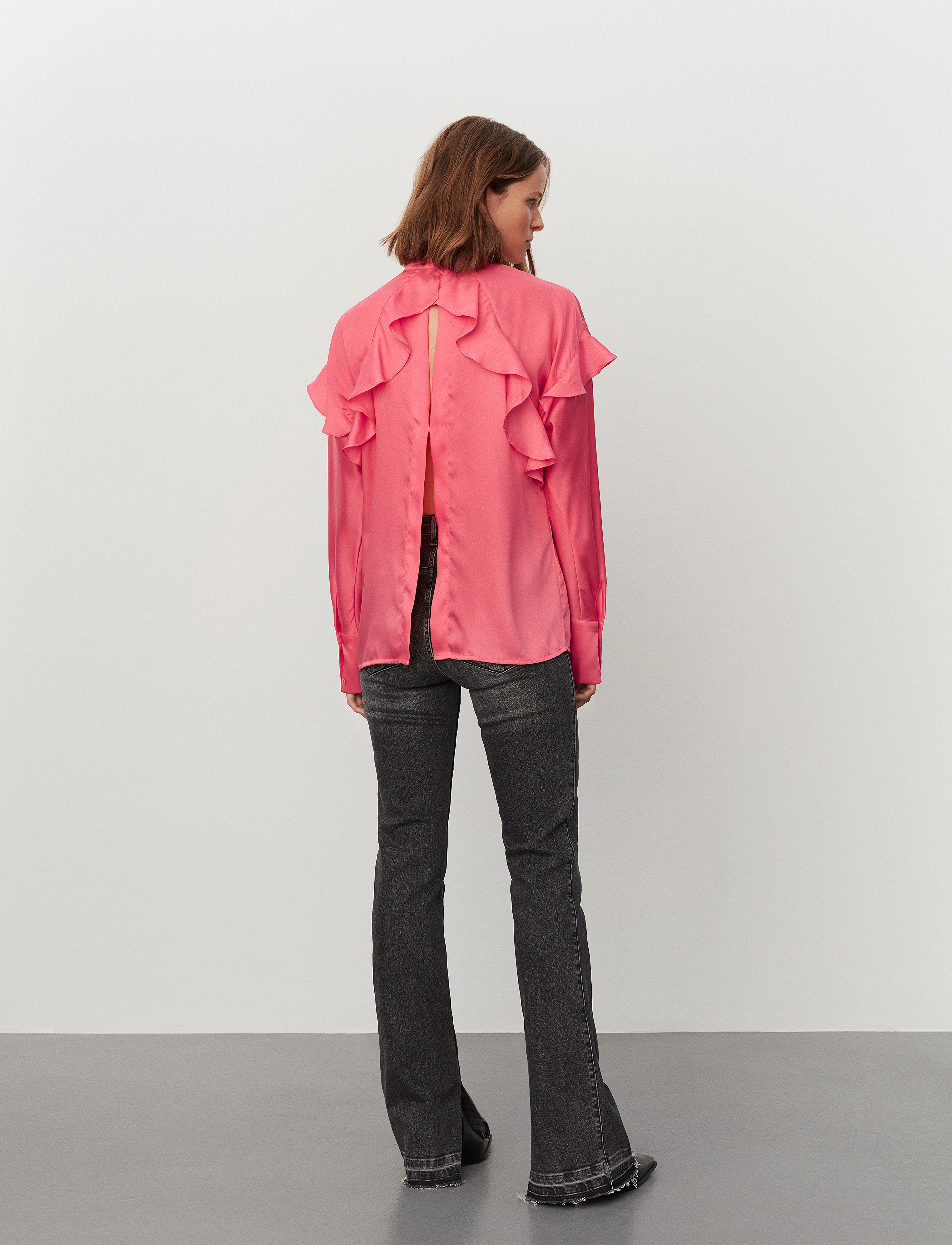 2NDDAY - 2ND Edition Geranimo - Drapy Twill - langærmede bluser - sunkist coral - 4