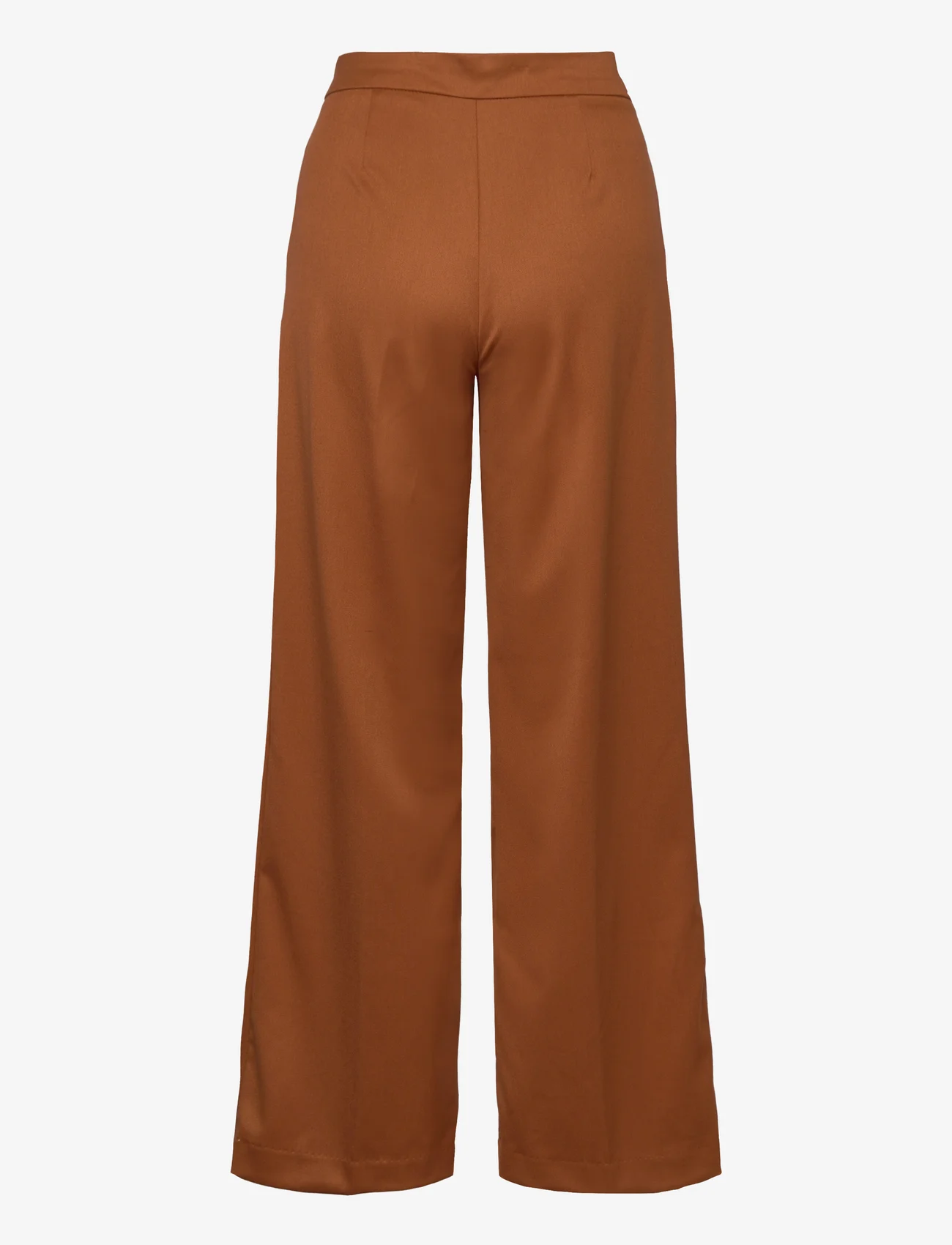 2NDDAY - 2ND Mille - Daily Sleek - bukser med brede ben - leather brown - 1
