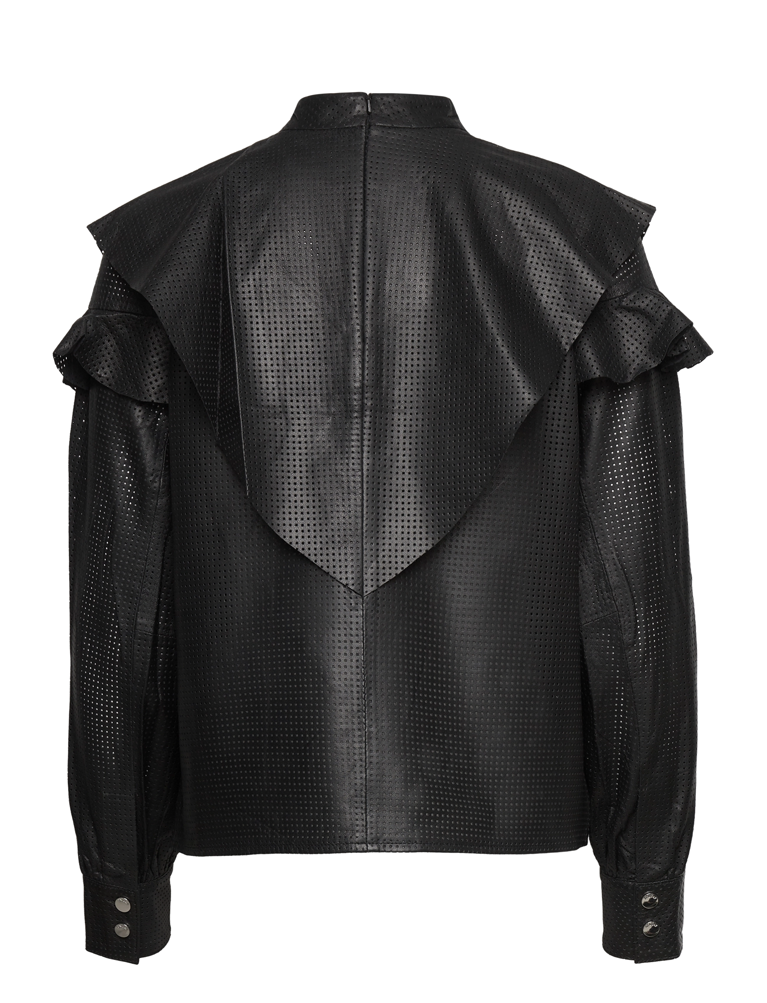 2NDDAY - 2ND Vela - Perforated Leather - meteorite (black) - 1