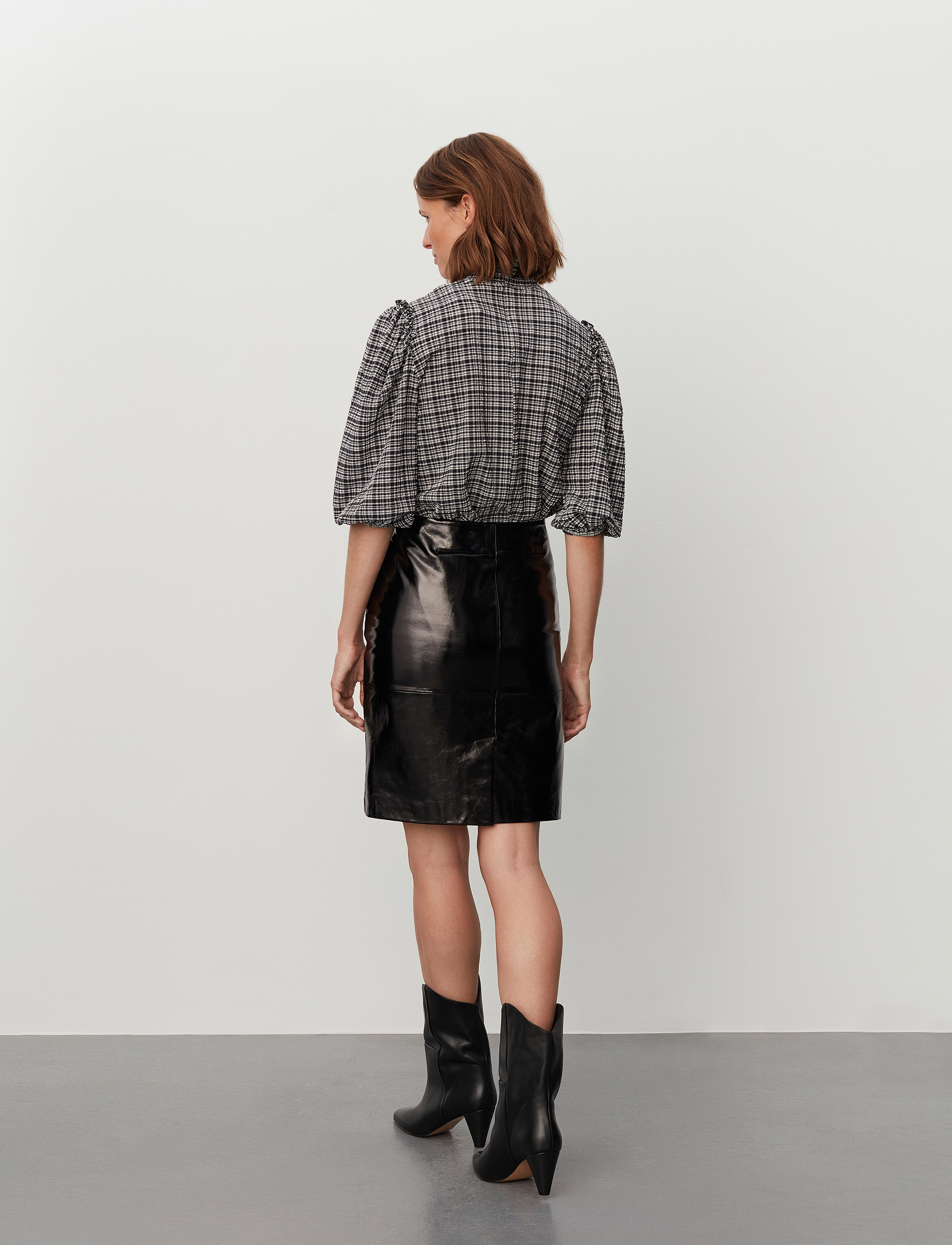 2NDDAY - 2ND Edition Cecilia - Patent Leathe - meteorite (black) - 3