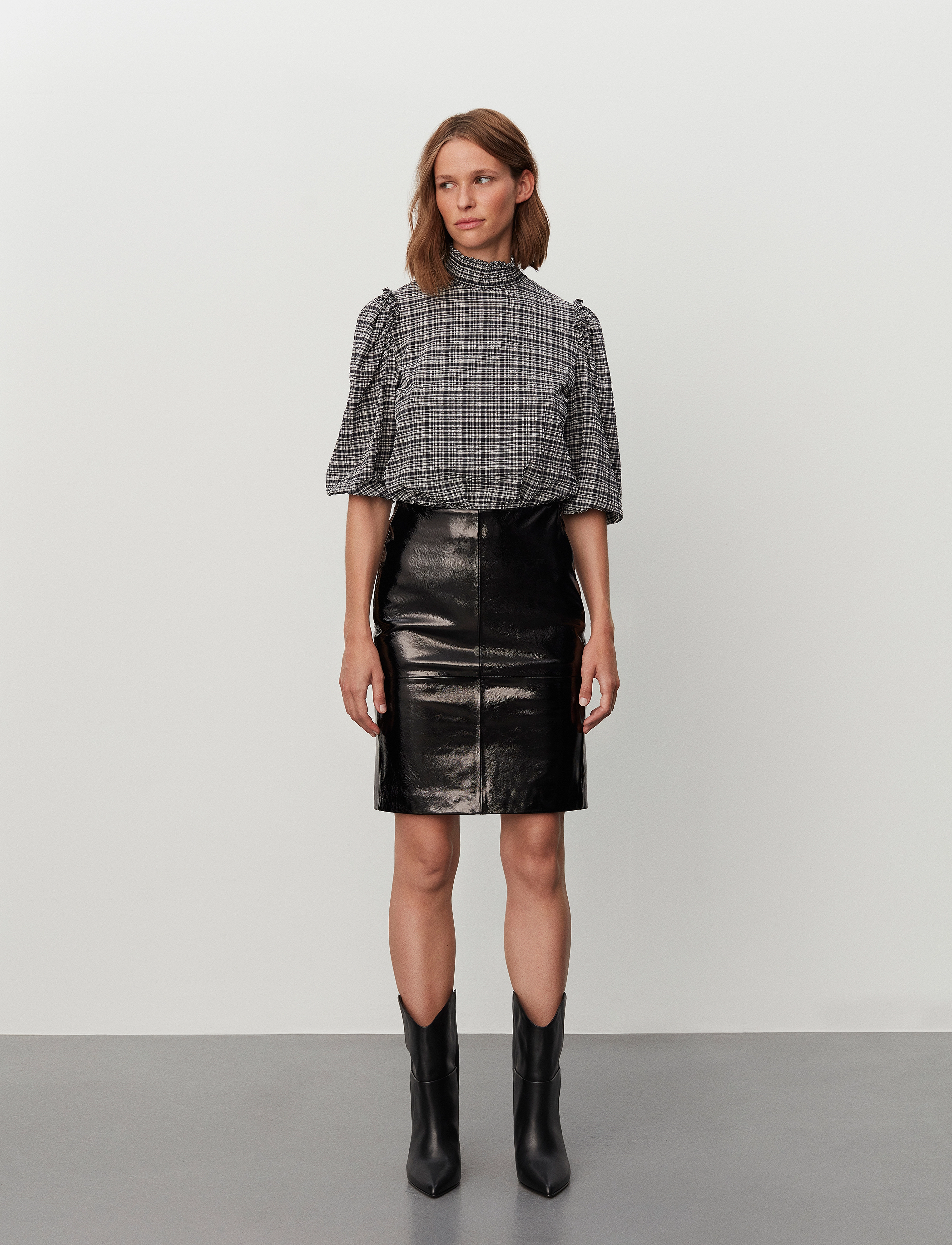 2NDDAY - 2ND Edition Cecilia - Patent Leathe - meteorite (black) - 5