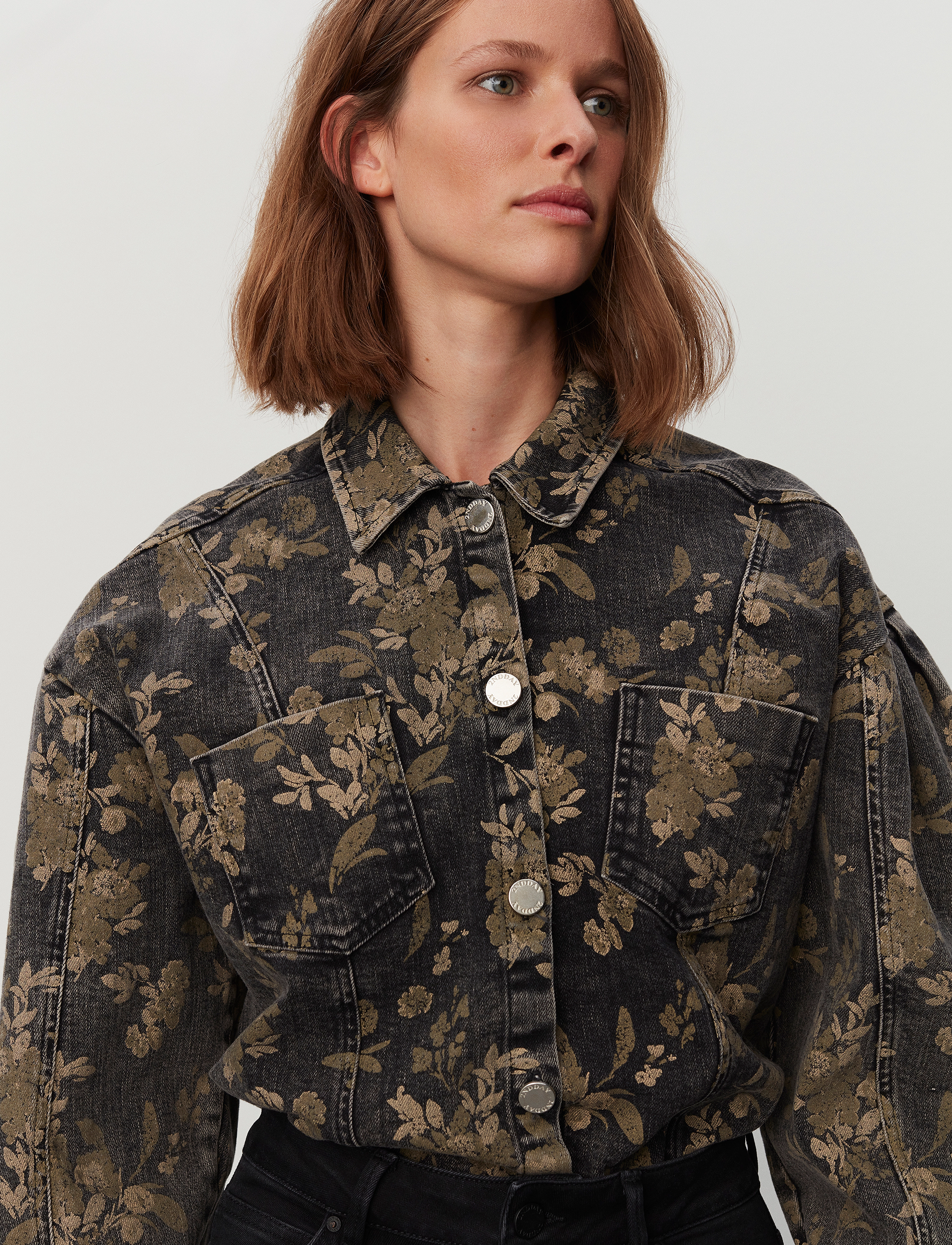 2NDDAY - 2ND Edition Harper TT - Denim Print - herringbone - 5