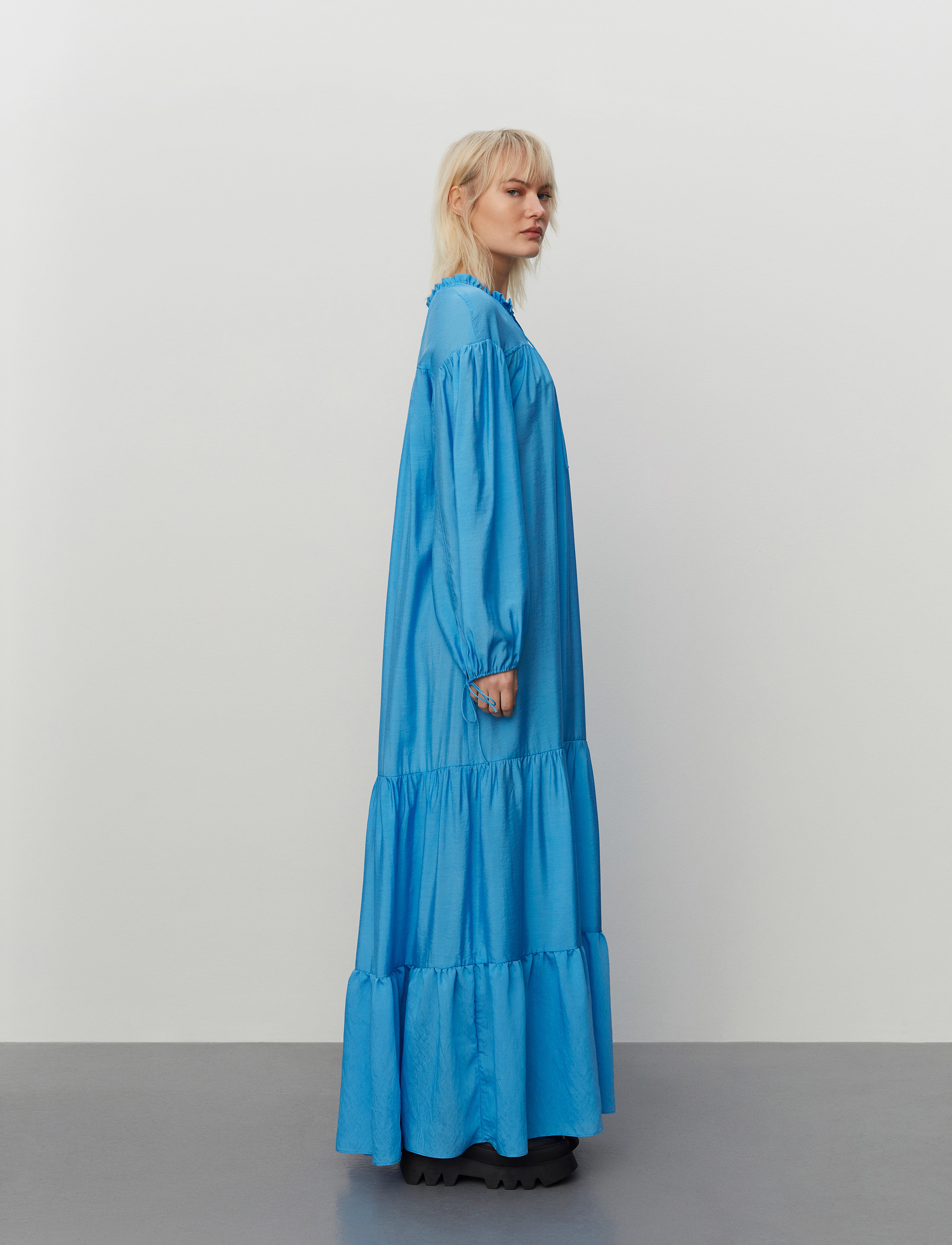 2NDDAY - 2ND Esme TT - Sheer Delight - maxi kjoler - azure blue - 3