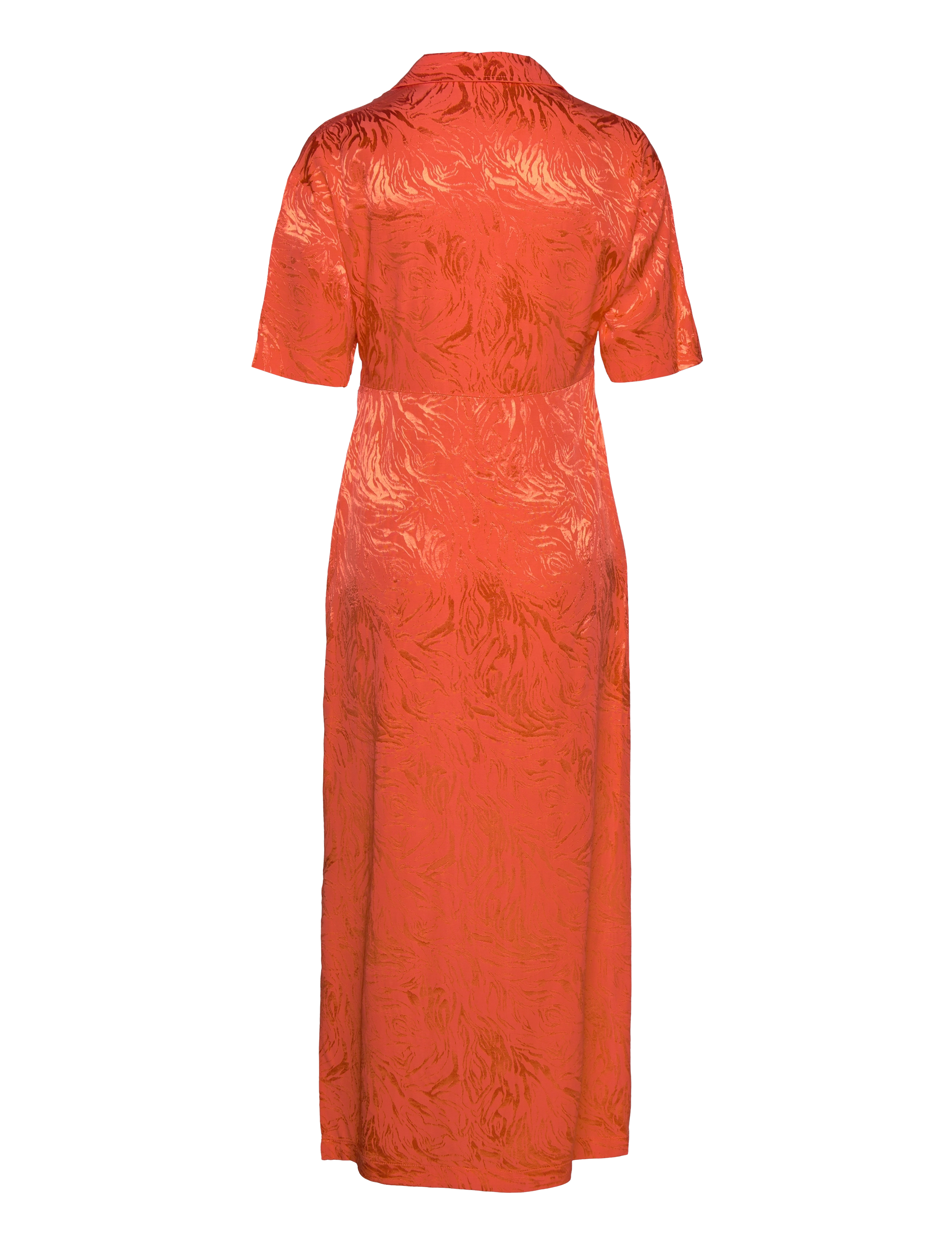 2NDDAY - 2ND Morla - Soft Jacquard - skjortklänningar - mandarin red - 2