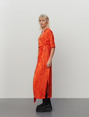 2NDDAY - 2ND Morla - Soft Jacquard - robes chemises - mandarin red - 5