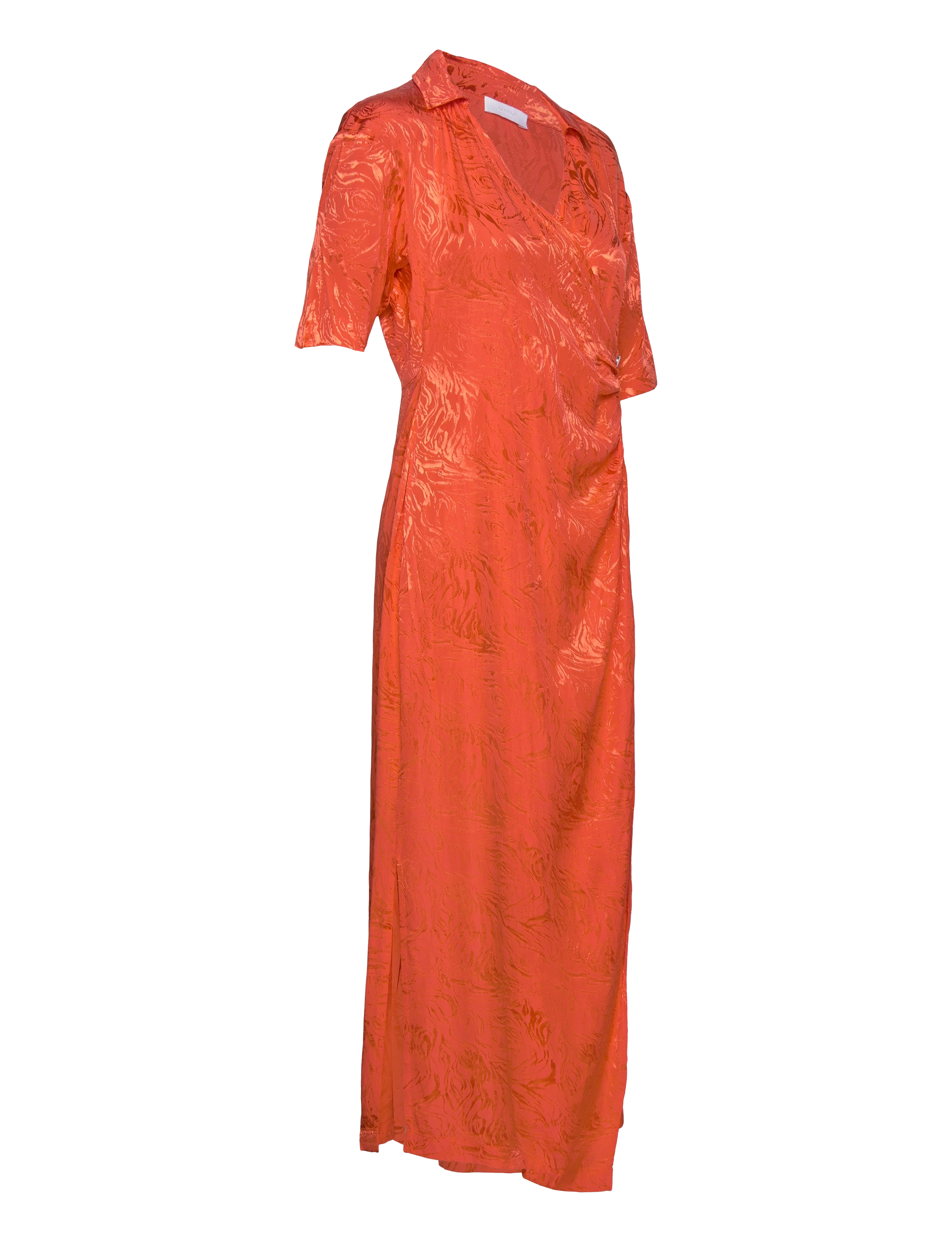 2NDDAY - 2ND Morla - Soft Jacquard - skjortklänningar - mandarin red - 3