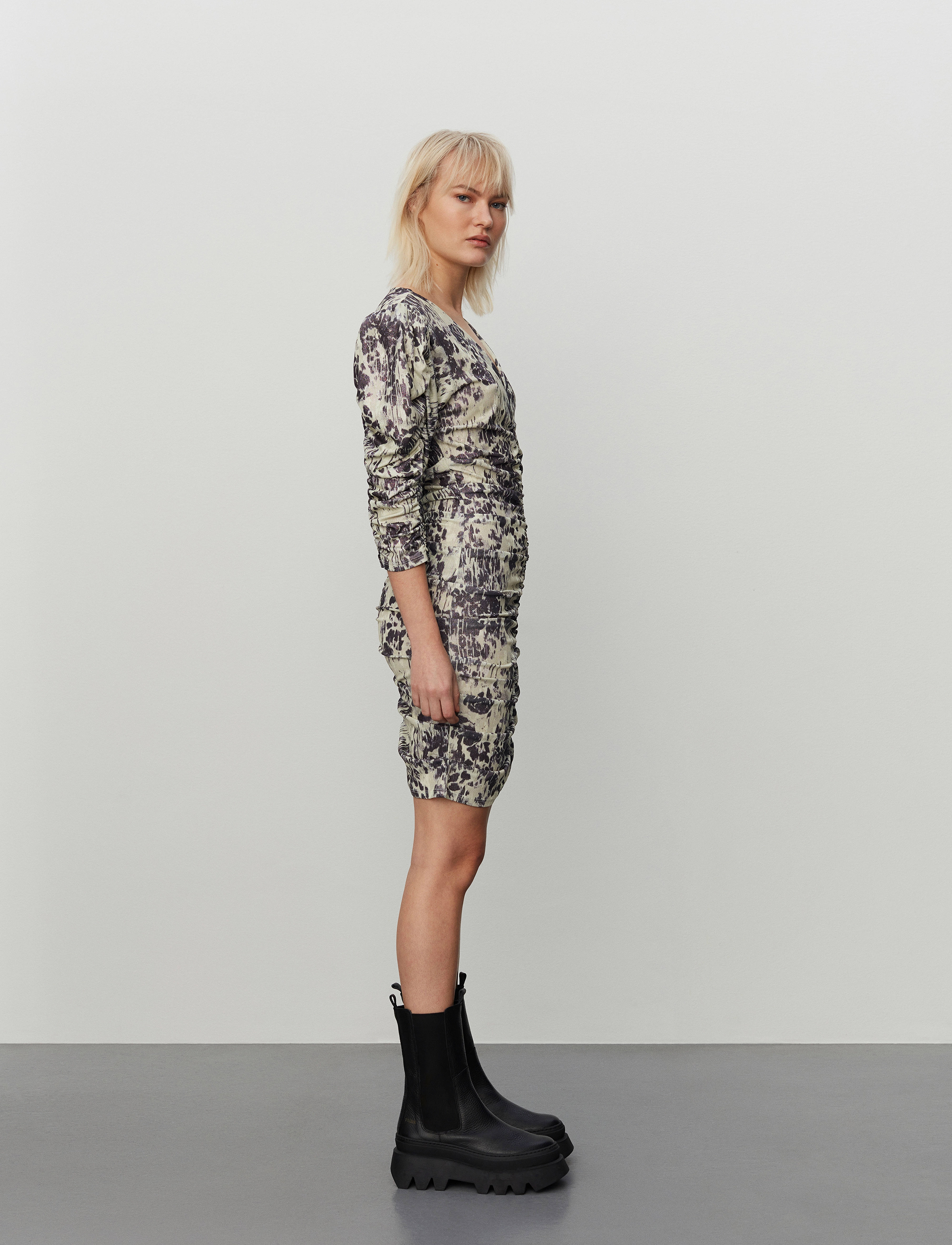 2NDDAY - 2ND Edition Stella - Lurex Funk - party dresses - soulful silver - 3
