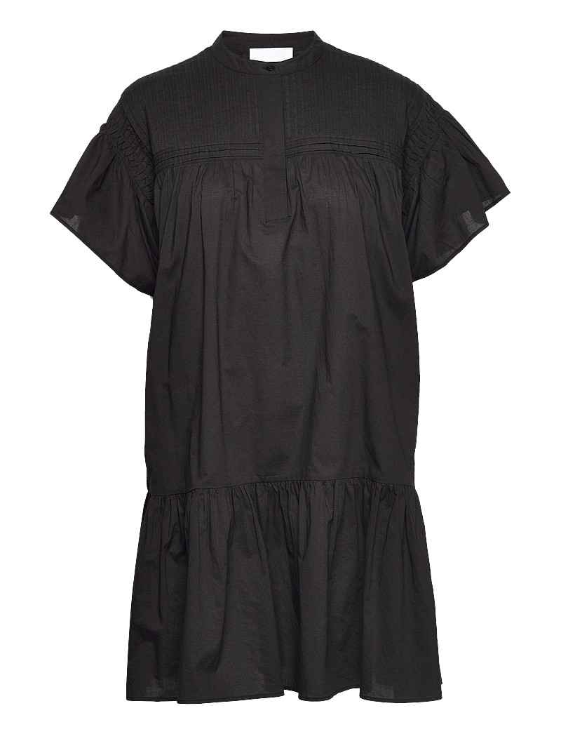 2NDDAY - 2ND Rissini - Cotton Sense - vasarinės suknelės - meteorite (black) - 1