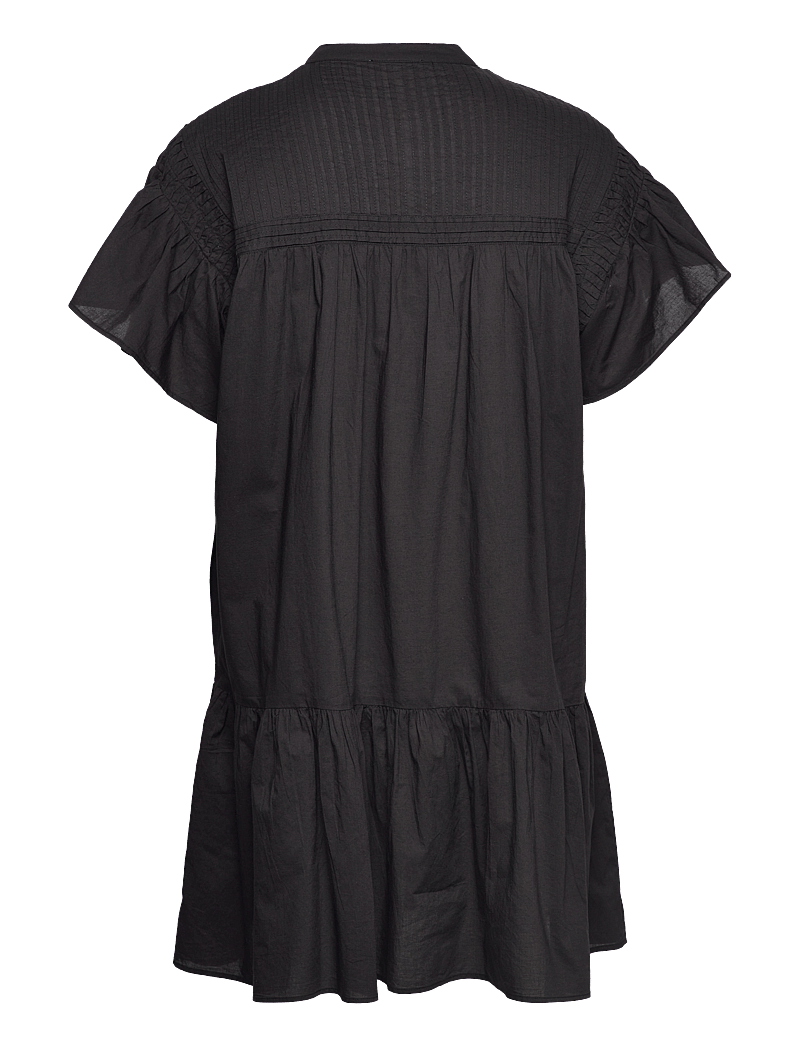 2NDDAY - 2ND Rissini - Cotton Sense - vasarinės suknelės - meteorite (black) - 2