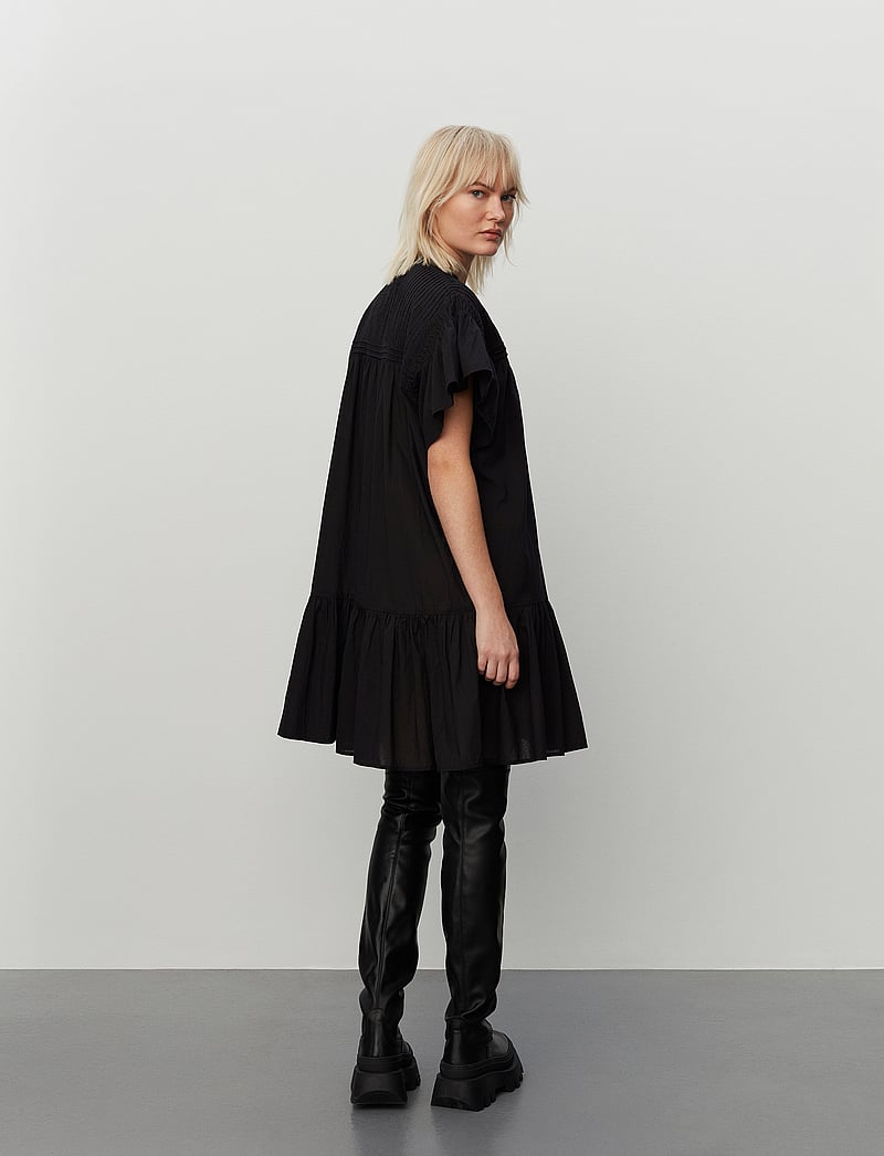 2NDDAY - 2ND Rissini - Cotton Sense - vasarinės suknelės - meteorite (black) - 3