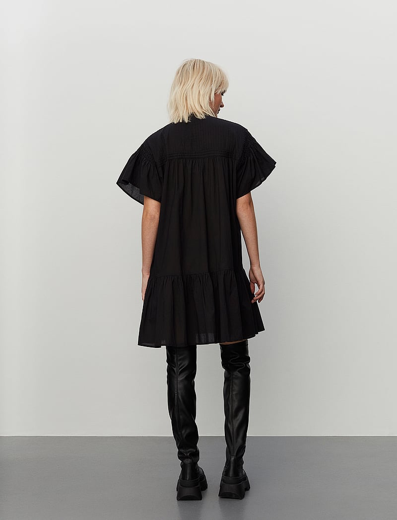 2NDDAY - 2ND Rissini - Cotton Sense - vasarinės suknelės - meteorite (black) - 4