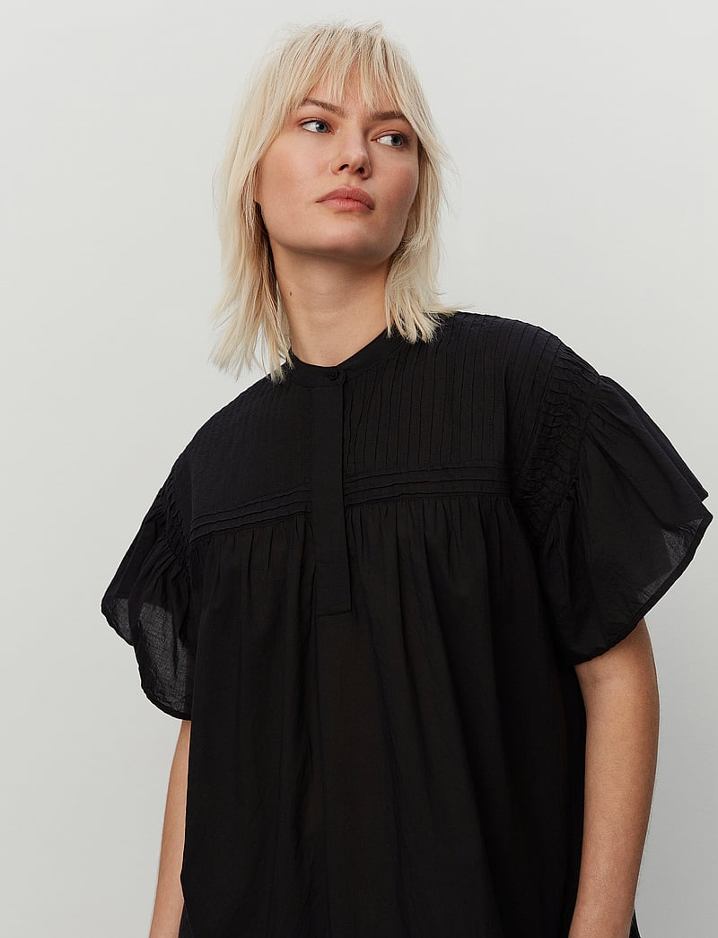 2NDDAY - 2ND Rissini - Cotton Sense - vasarinės suknelės - meteorite (black) - 5