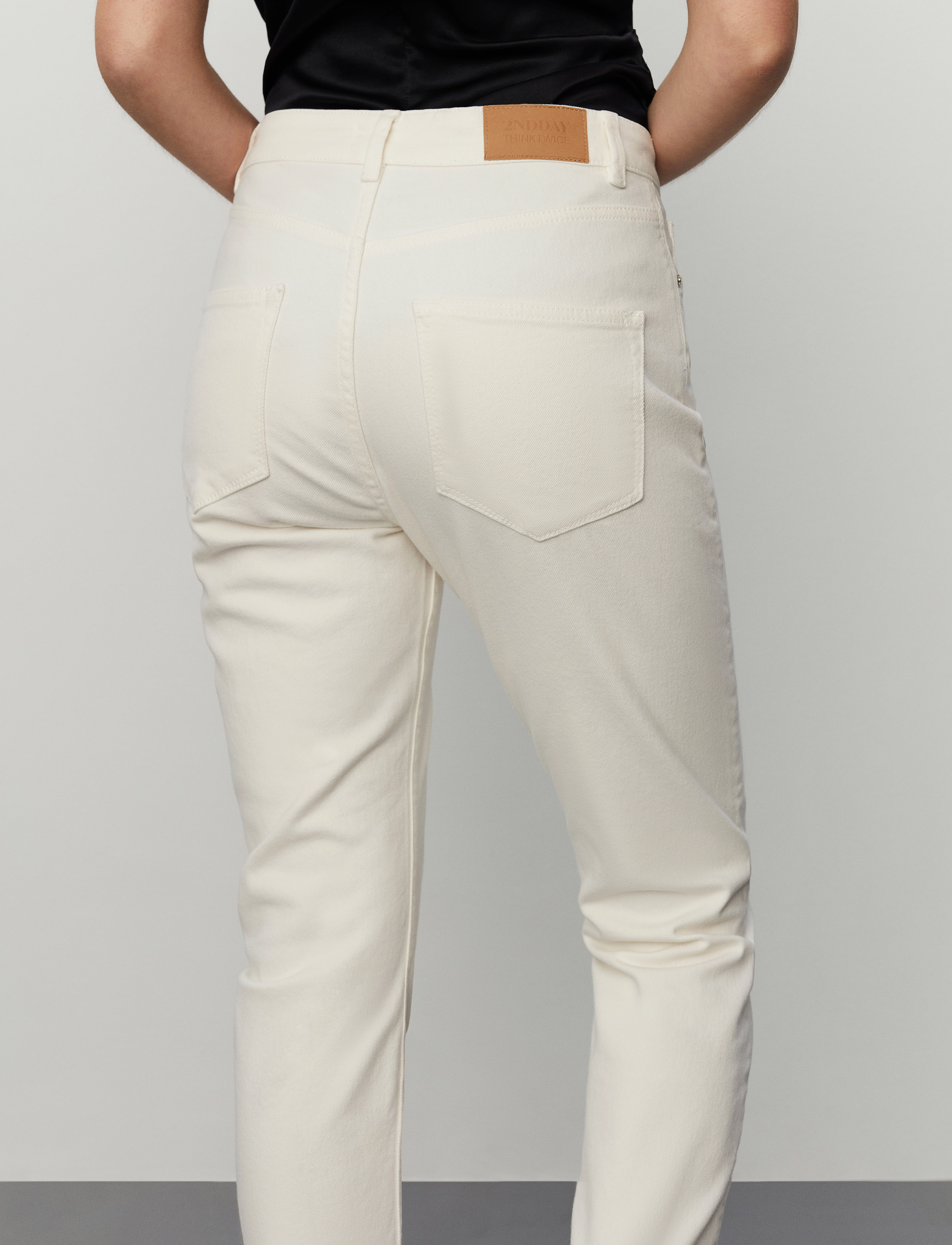 2NDDAY - 2ND Raylee TT - Denim Feel - slim jeans - white denim - 5