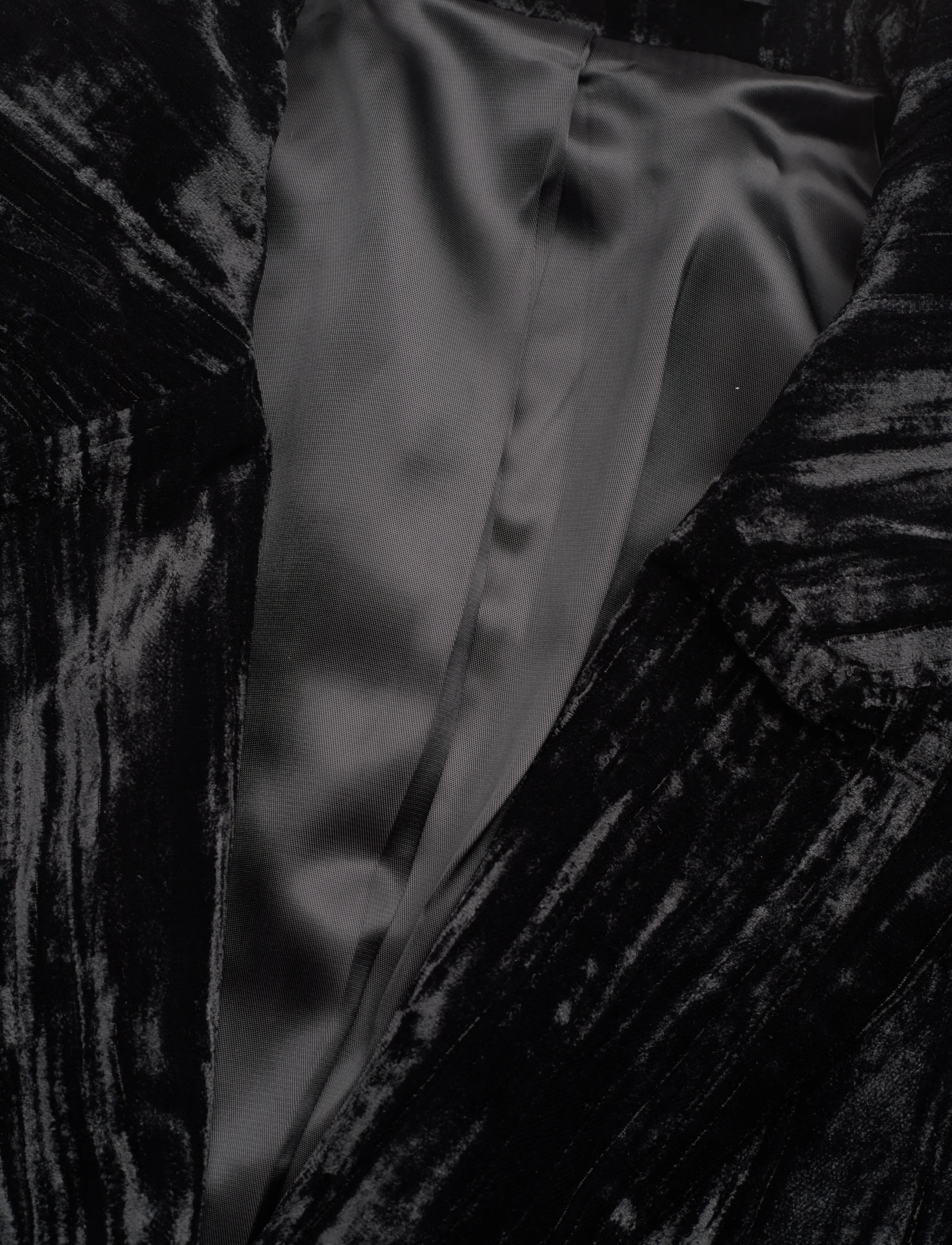 2NDDAY - 2ND Janet - Crinkled Velvet - meteorite (black) - 2