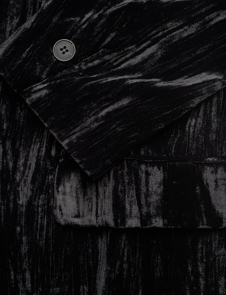 2NDDAY - 2ND Janet - Crinkled Velvet - meteorite (black) - 3