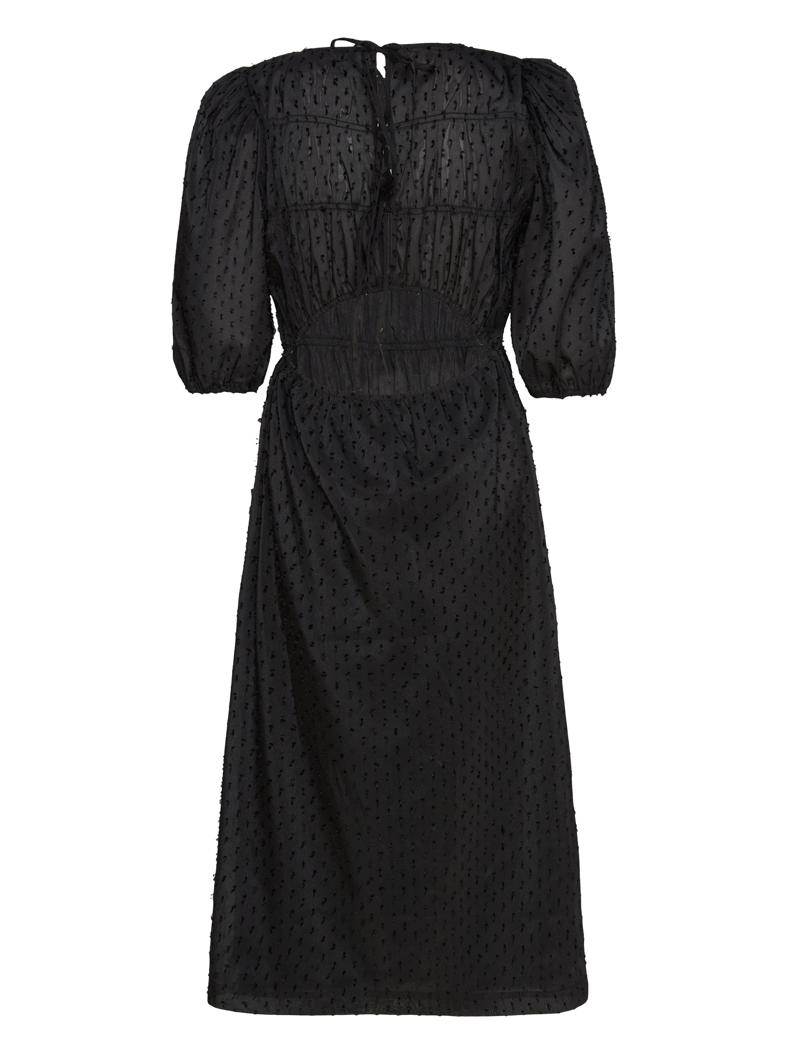 2NDDAY - 2ND Josette - Structural Dots - midi-jurken - meteorite (black) - 2