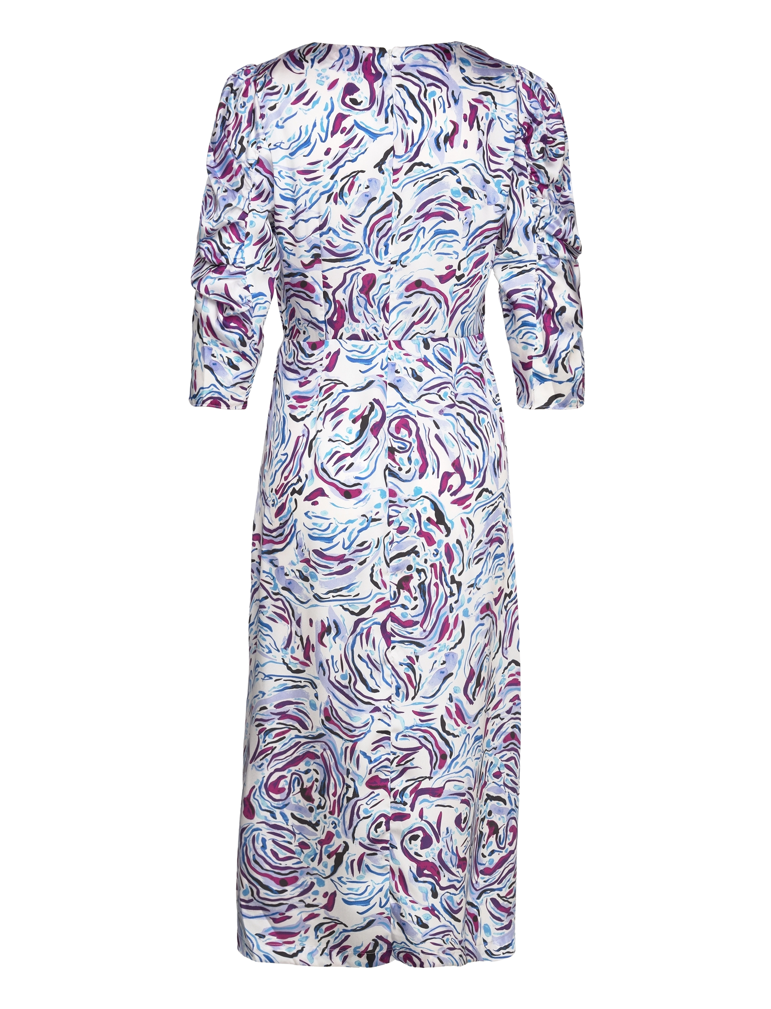 2NDDAY - 2ND Antoinette - Drapy Twill print - festkjoler - dancing lines blue - 2
