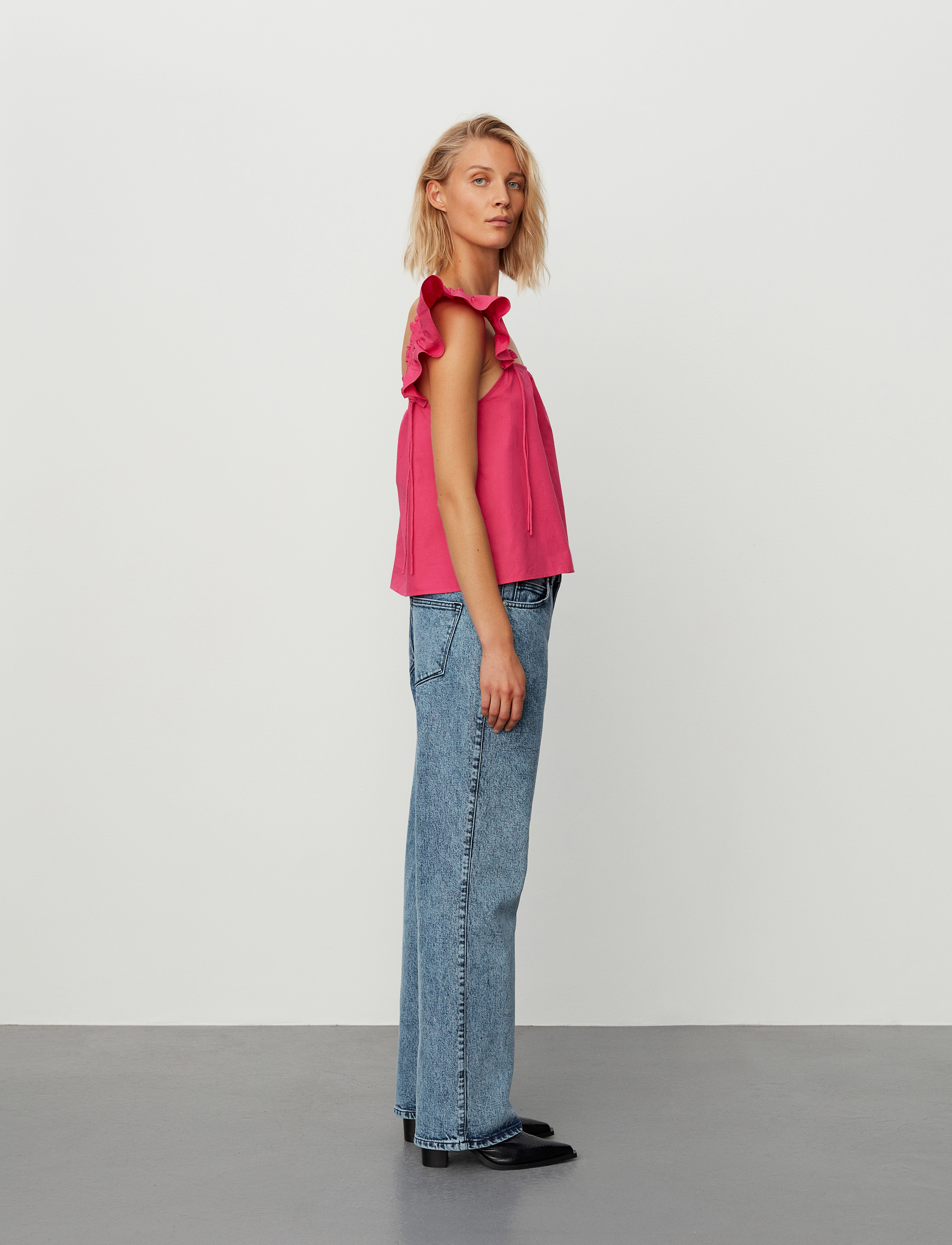 2NDDAY - 2ND Cerise TT - Crispy Poplin - t-shirts - fuchsia purple - 3