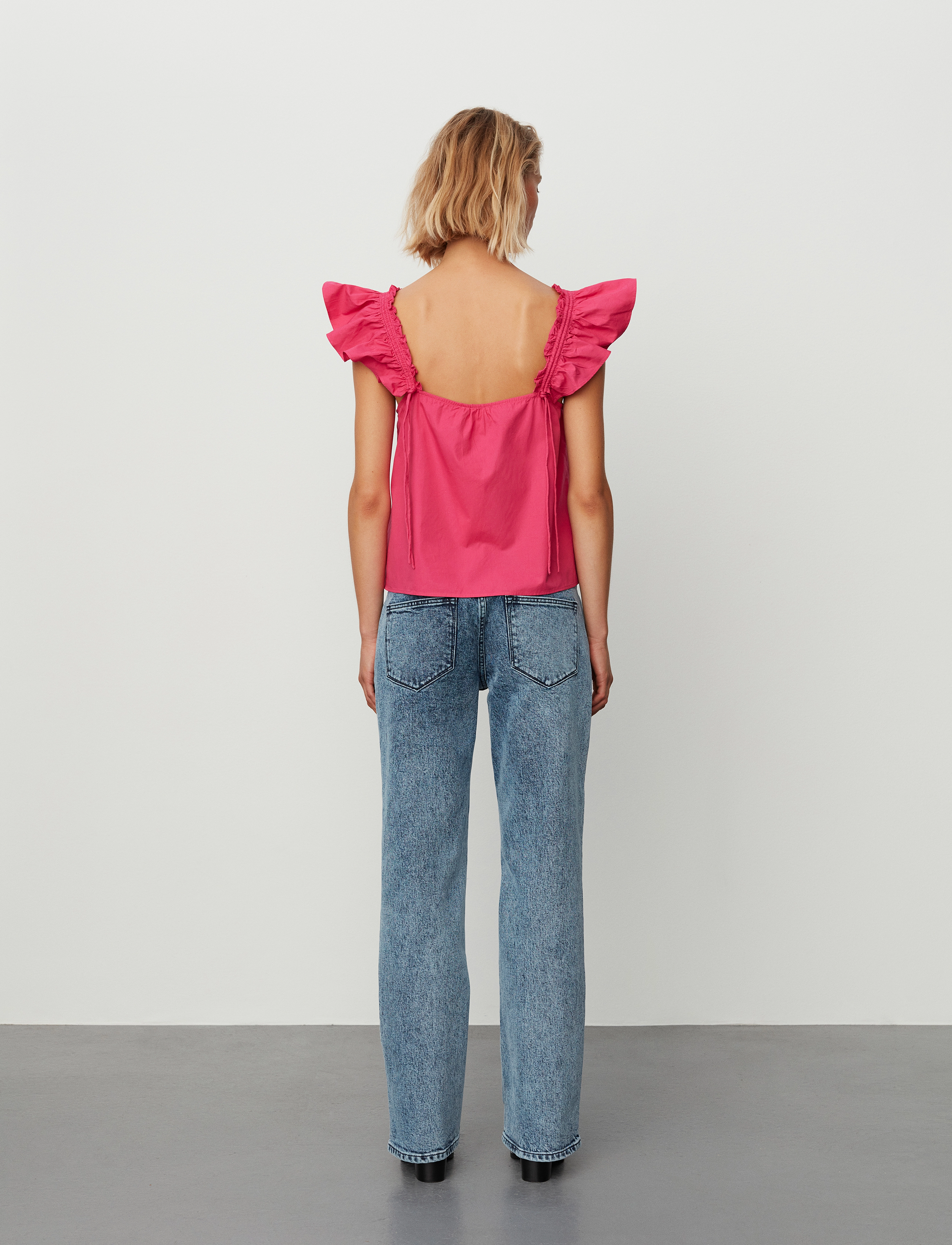 2NDDAY - 2ND Cerise TT - Crispy Poplin - t-shirts - fuchsia purple - 5