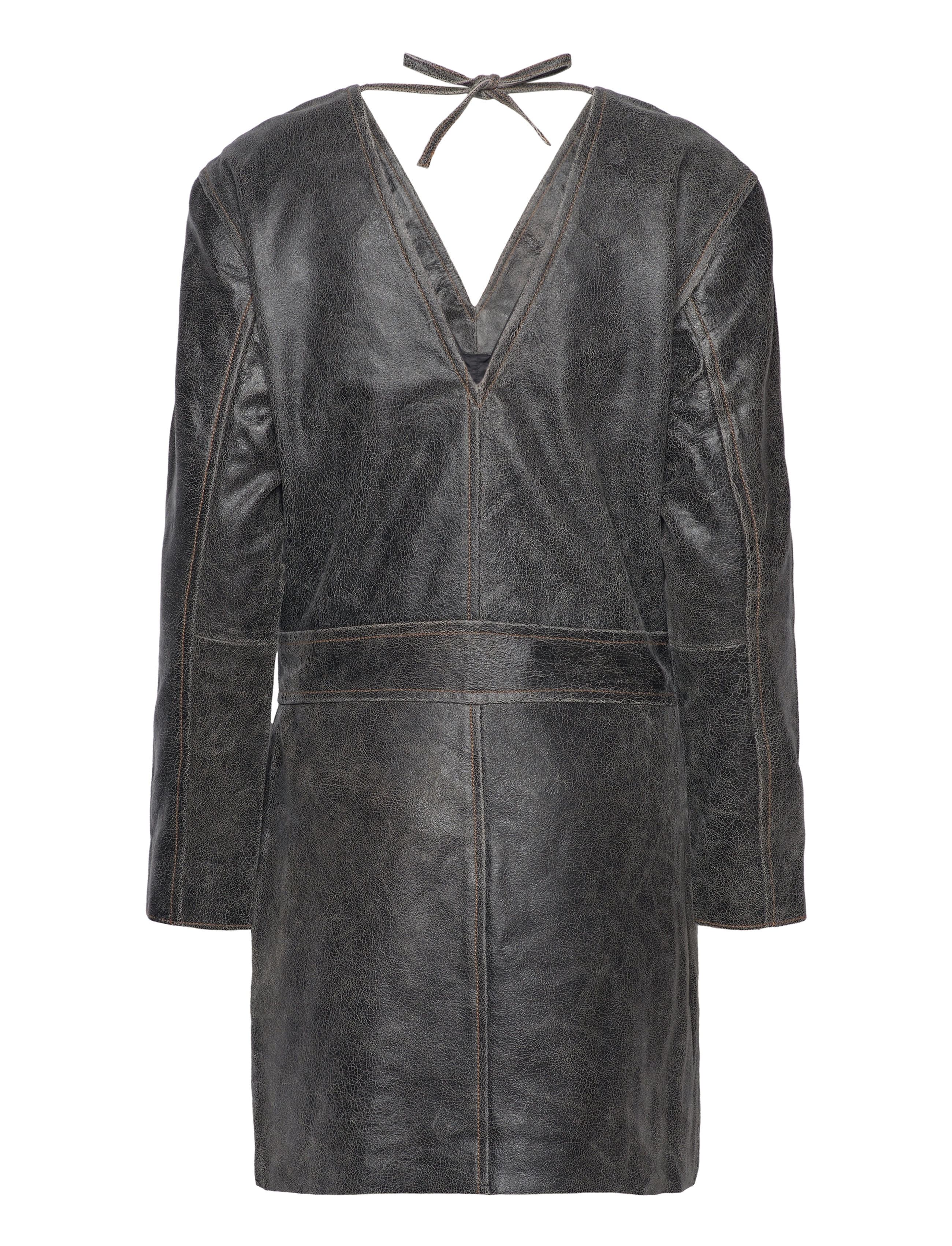 2NDDAY - 2ND Clement - Leather Crush - festmode zu outlet-preisen - meteorite (black) - 2