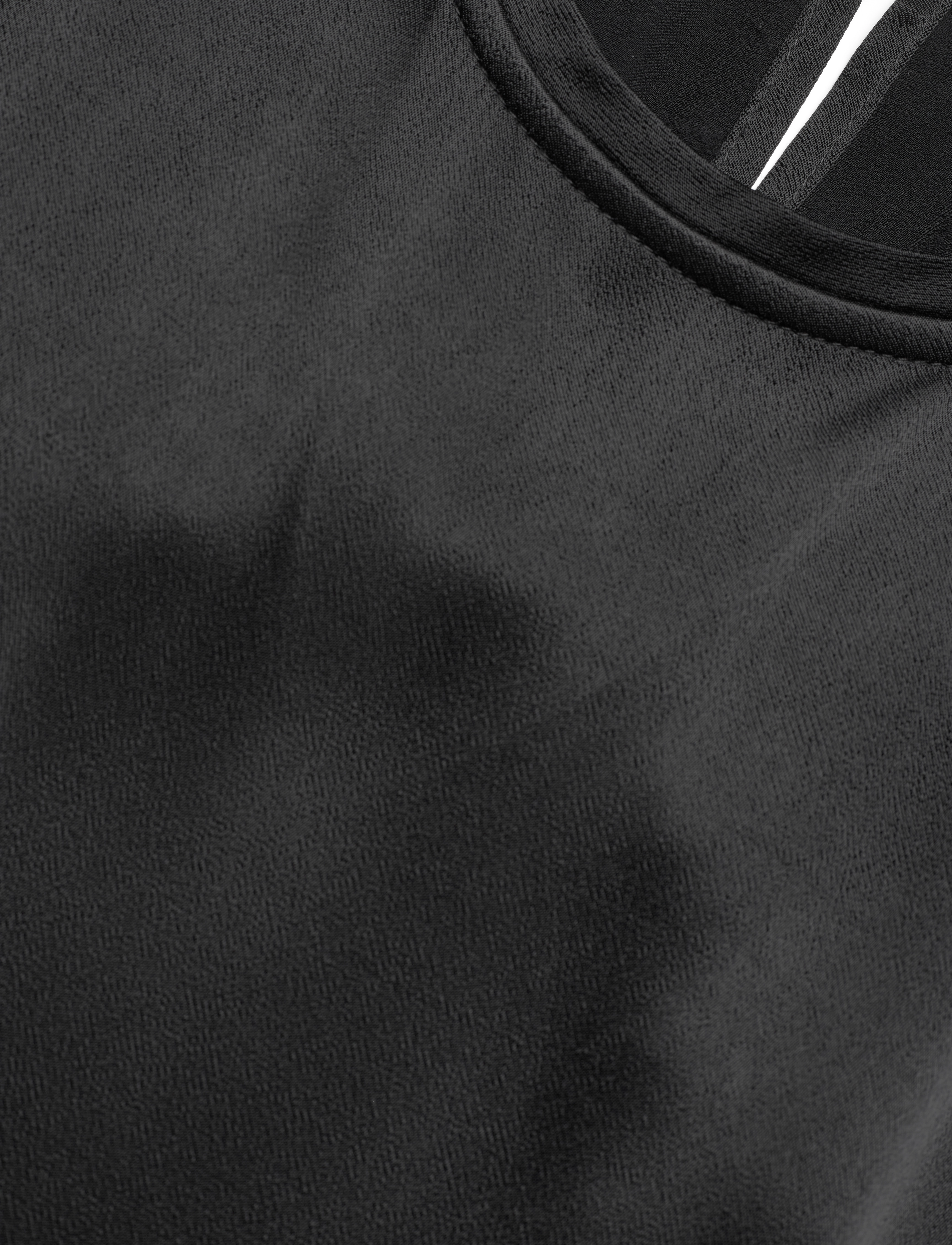 2NDDAY - 2ND Cornish TT - Satin Ease - varrukateta pluusid - meteorite (black) - 2
