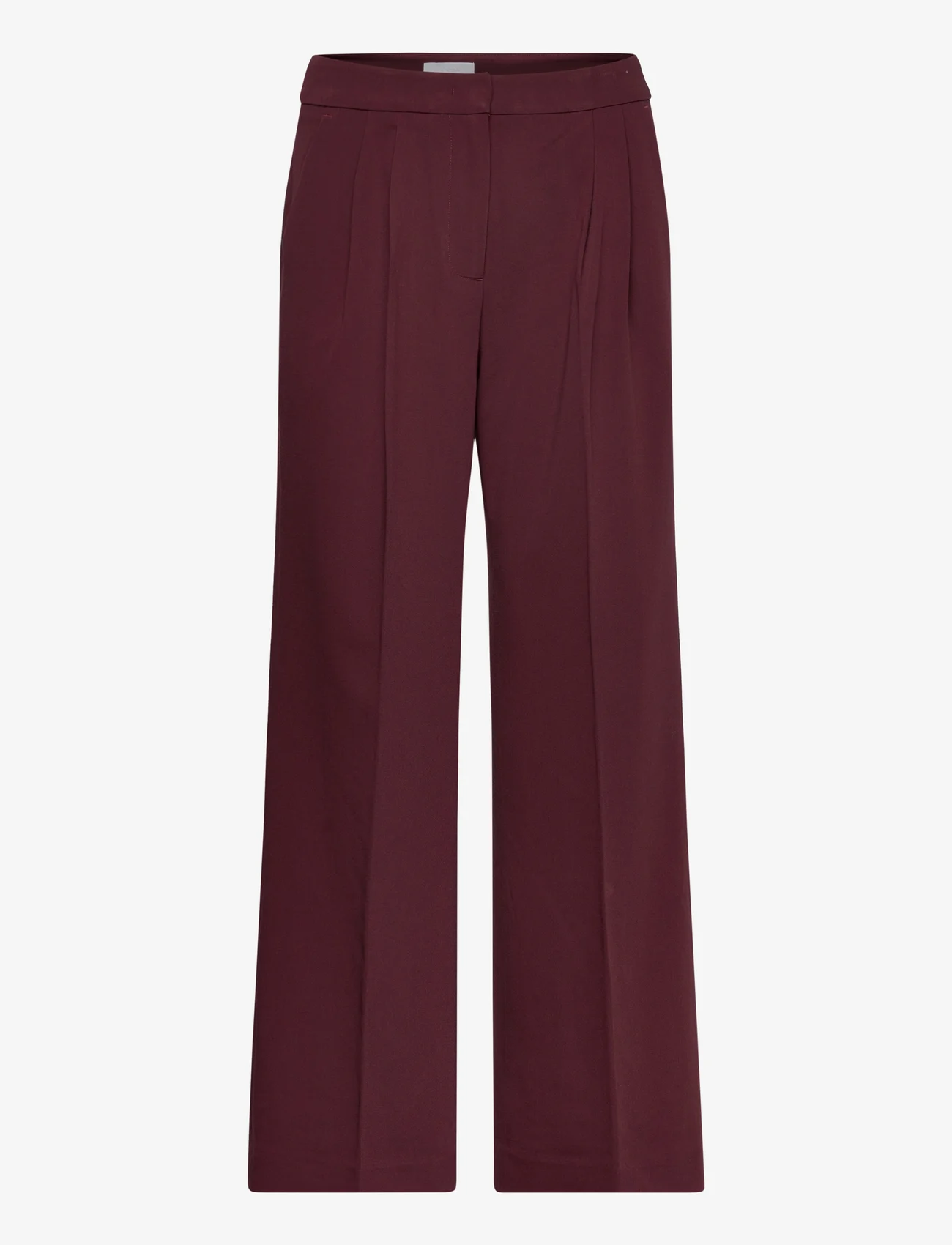 2NDDAY - 2ND Mille - Daily Sleek - wide leg trousers - decadent chocolate - 0