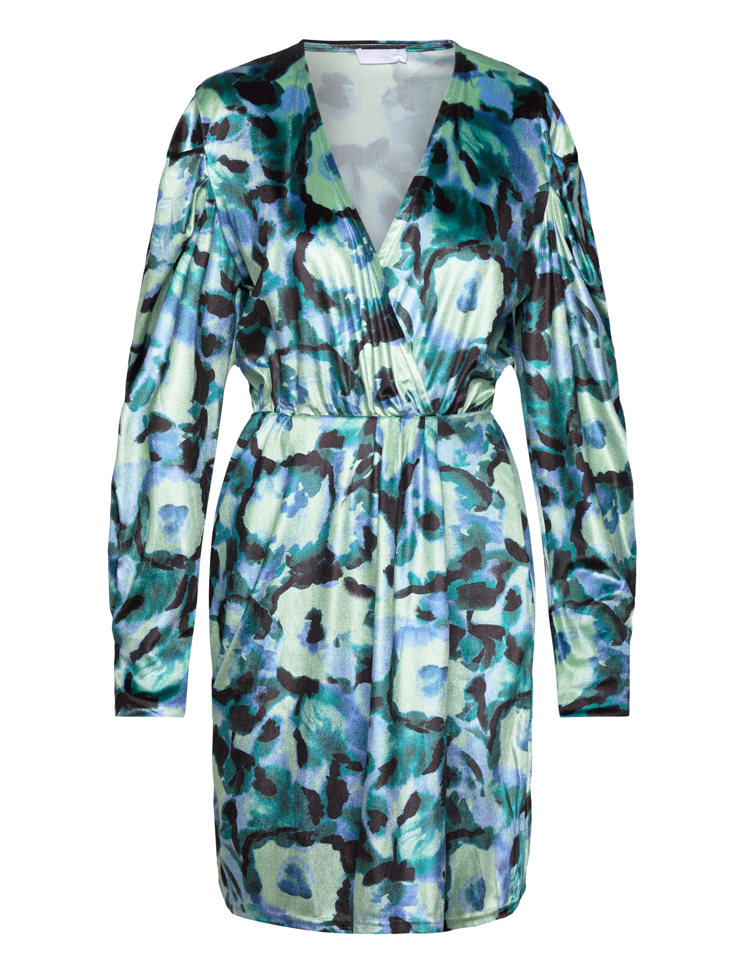 2NDDAY 2Nd Exton Velvet Pleasure, L, Dresses, Grün - Short Dress, Frauen