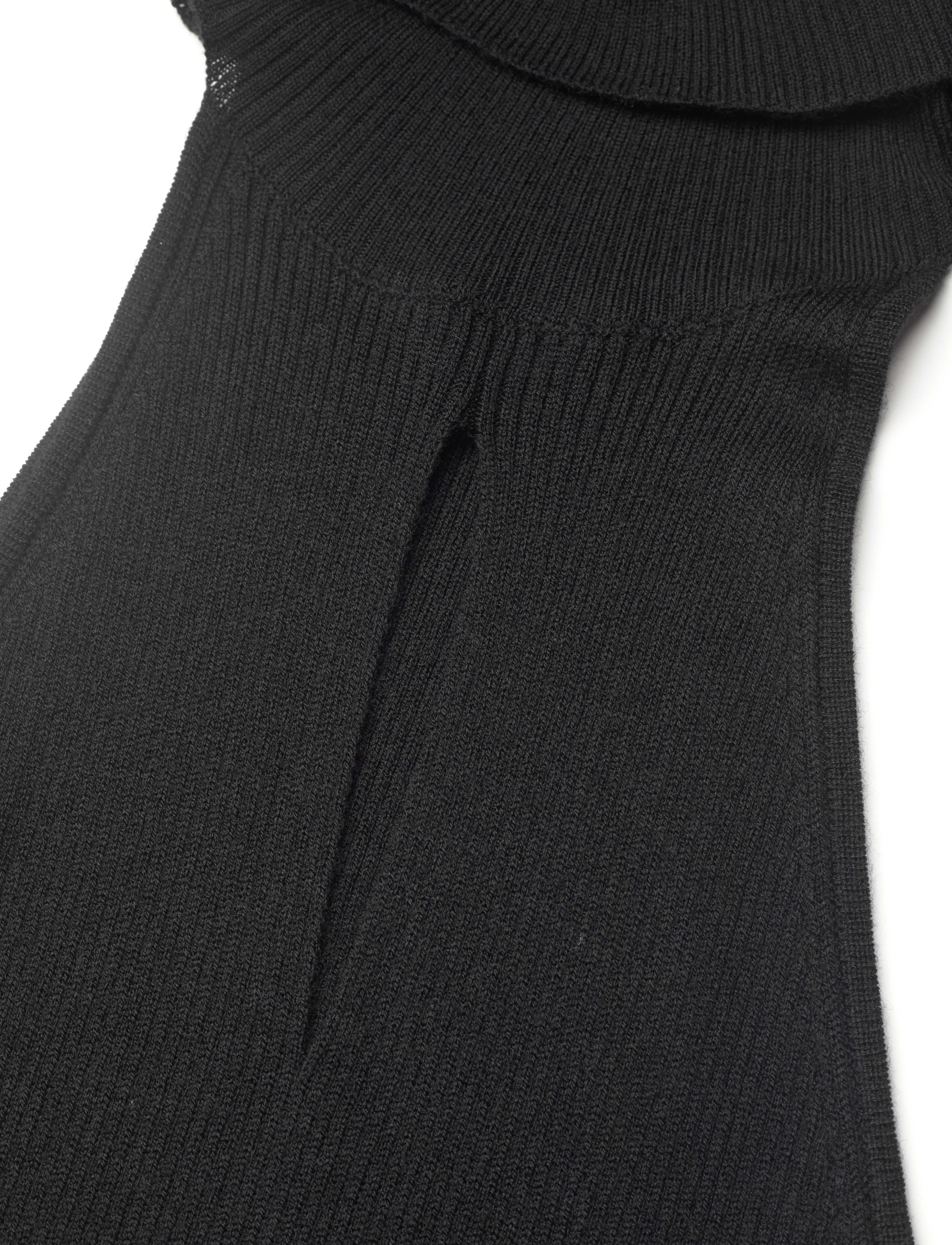 2NDDAY - 2ND Amia - Classic Wool Knit - turtleneck - meteorite (black) - 2