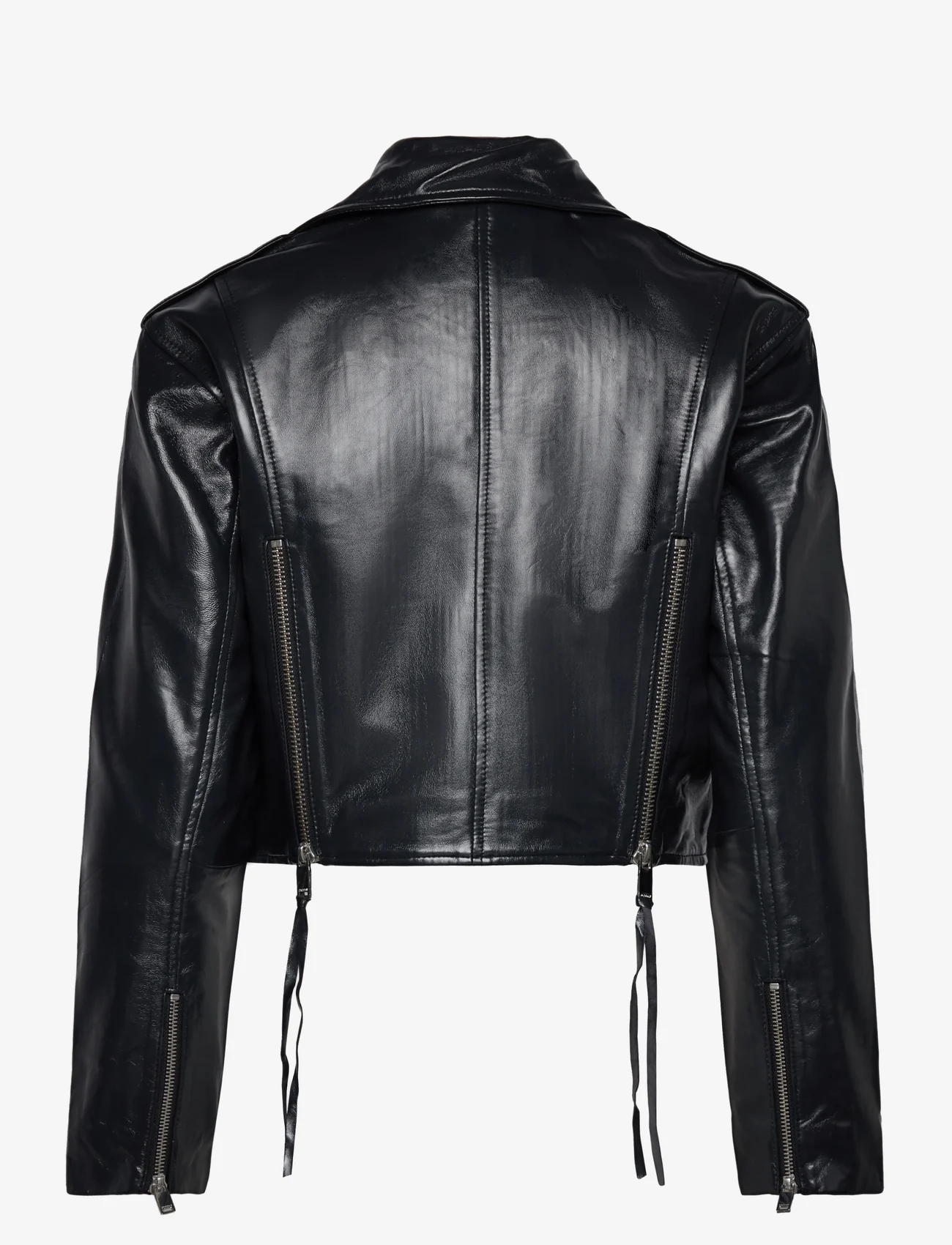 2NDDAY - 2ND Torino - Leather Shine - leather jackets - meteorite (black) - 1