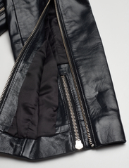 2NDDAY - 2ND Torino - Leather Shine - spring jackets - meteorite (black) - 5
