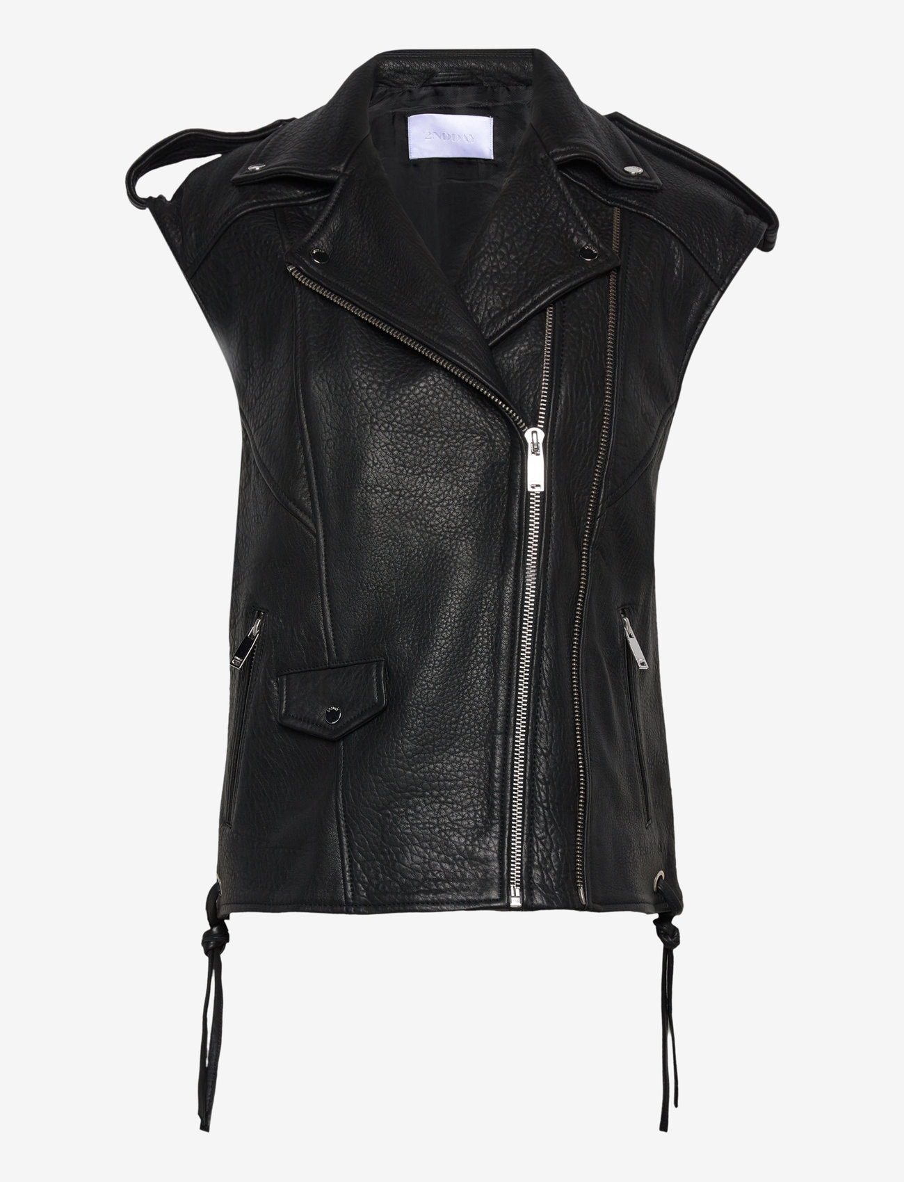 2NDDAY - 2ND Clive - Structure Leather - meteorite (black) - 0