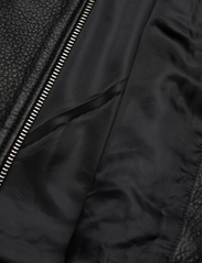 2NDDAY - 2ND Clive - Structure Leather - spring jackets - meteorite (black) - 4
