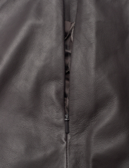 2NDDAY - 2ND Cecilia - Classic Leather - skjørt i skinn - licorice - 2