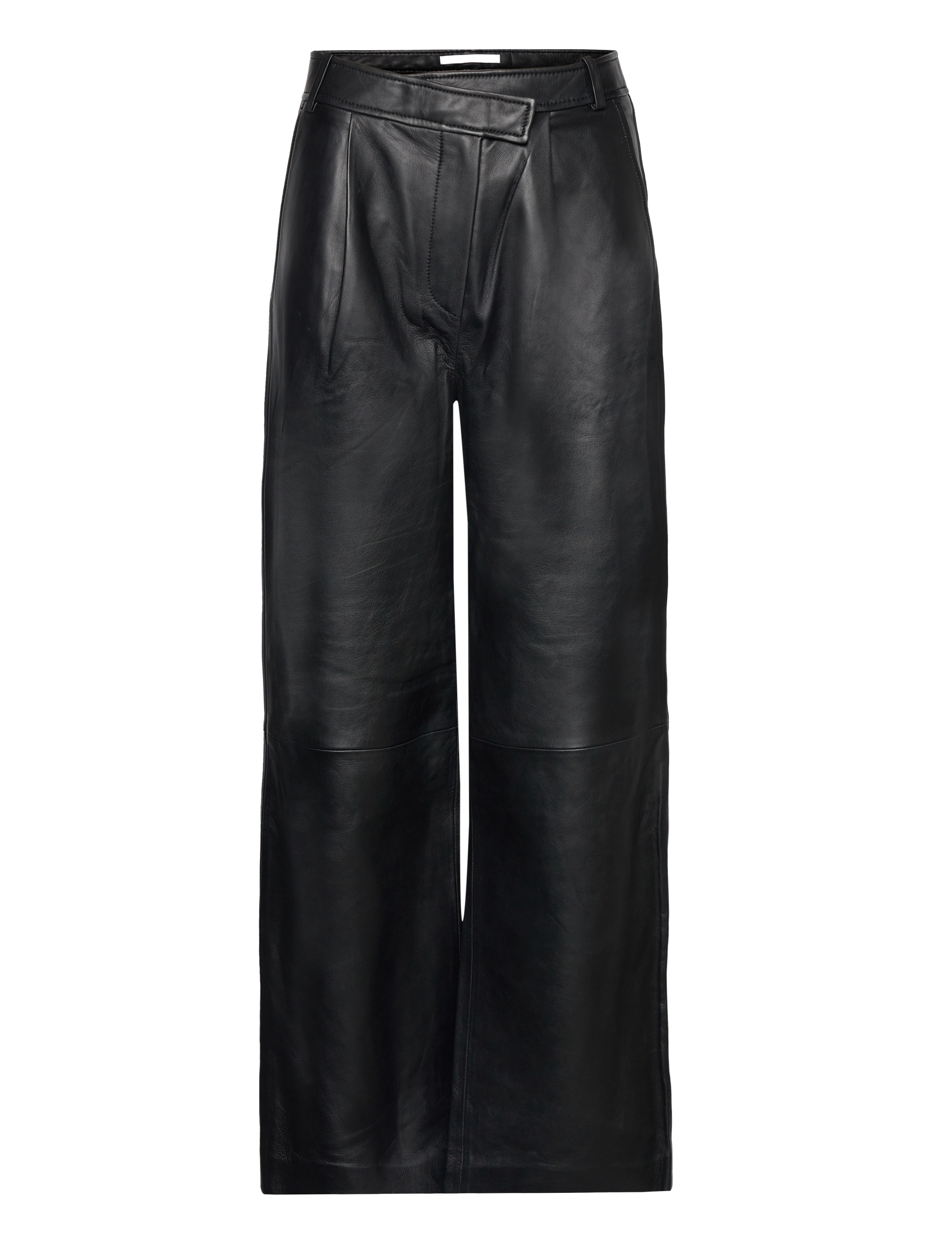 2NDDAY 2ND Pax - Leather Appeal - Bukser - METEORITE (BLACK) / black